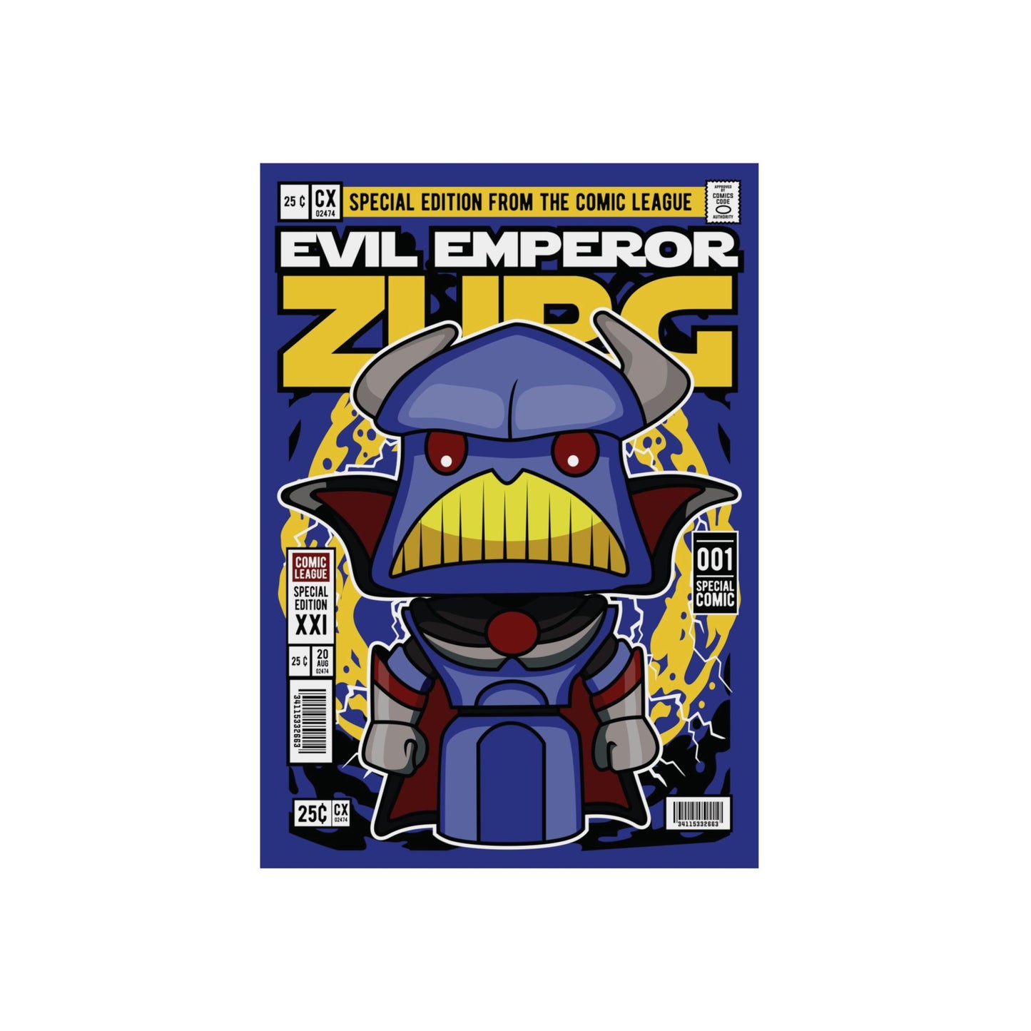Emperor Zurg Metal Poster