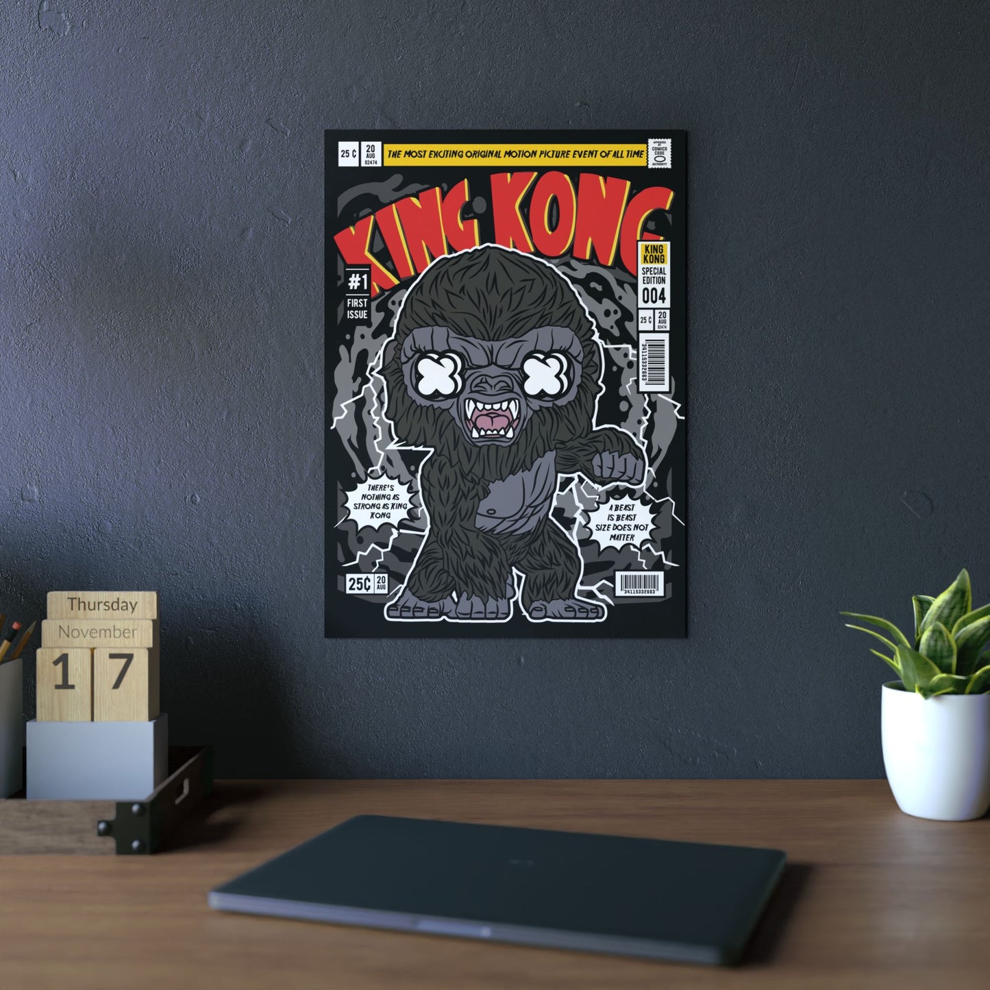 King Kong Metal Poster