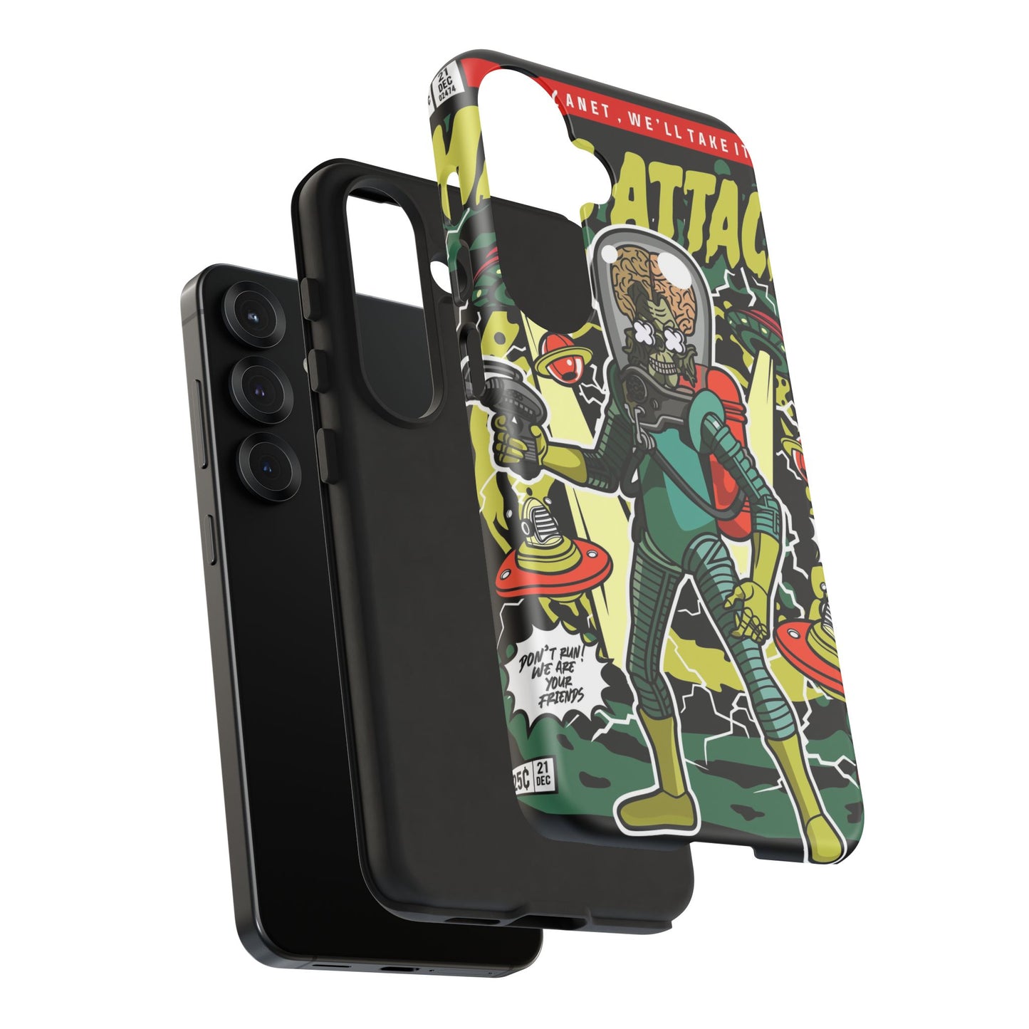 Mars Attack Comic Phone Case