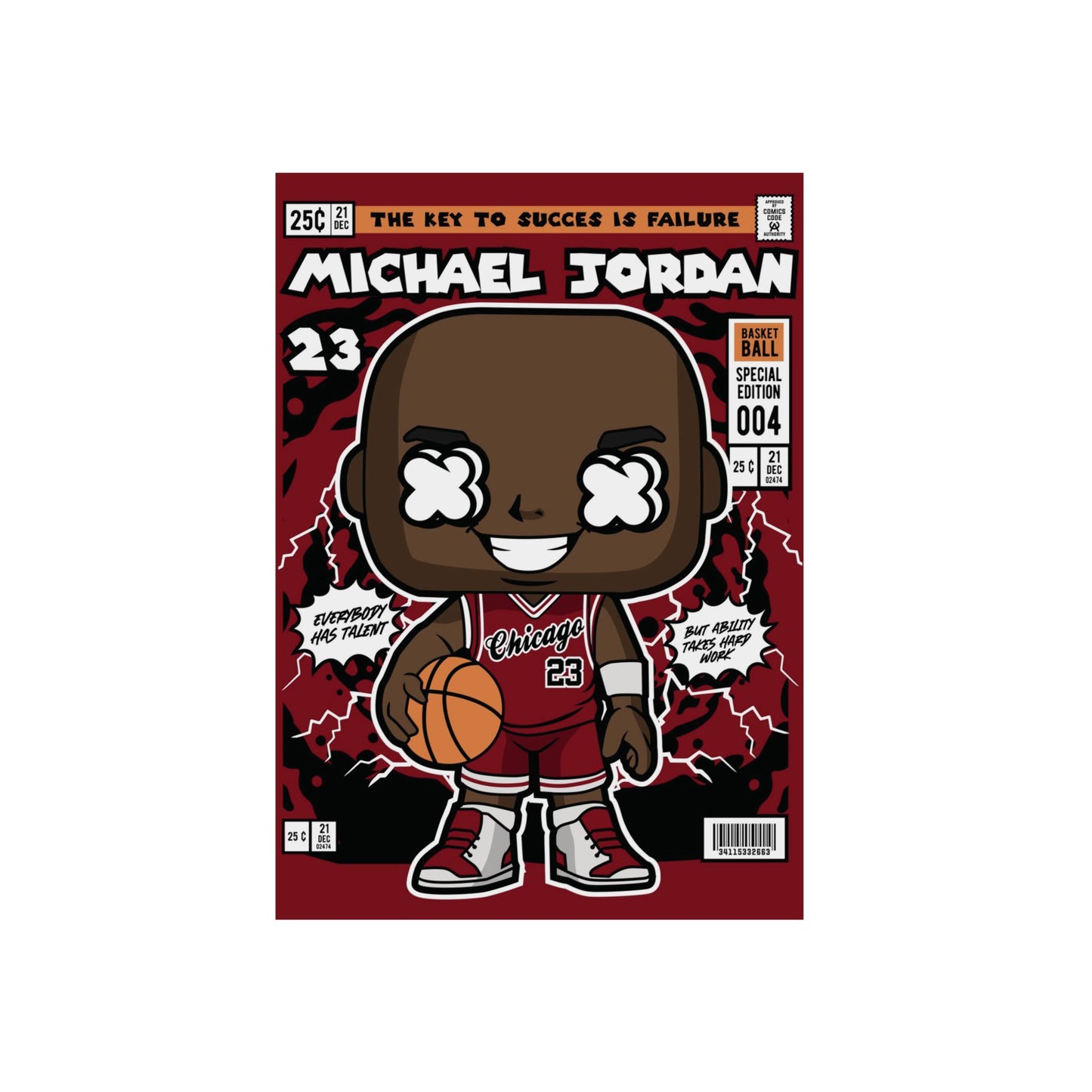 Michael Jordan Metal Poster