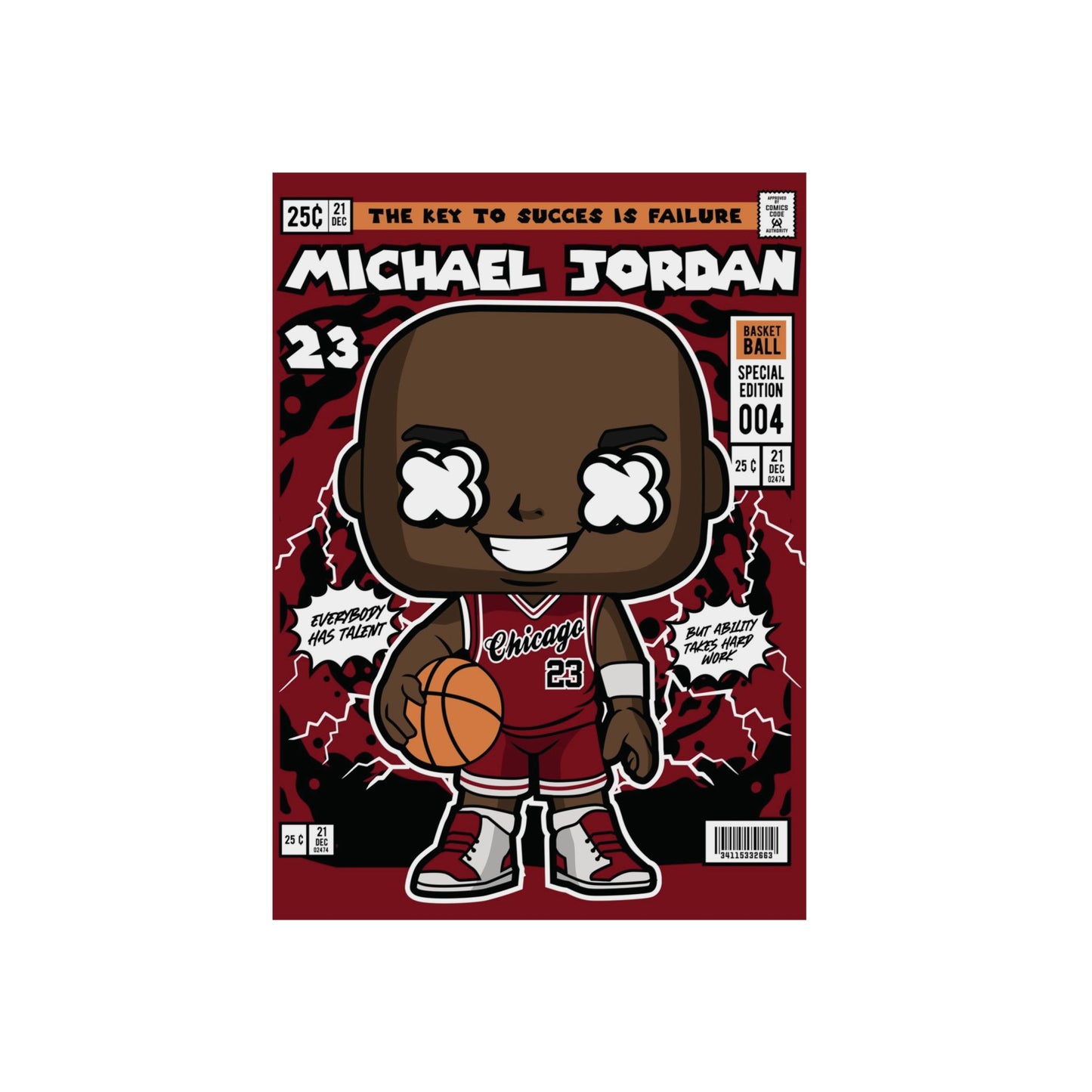 Michael Jordan Metal Poster