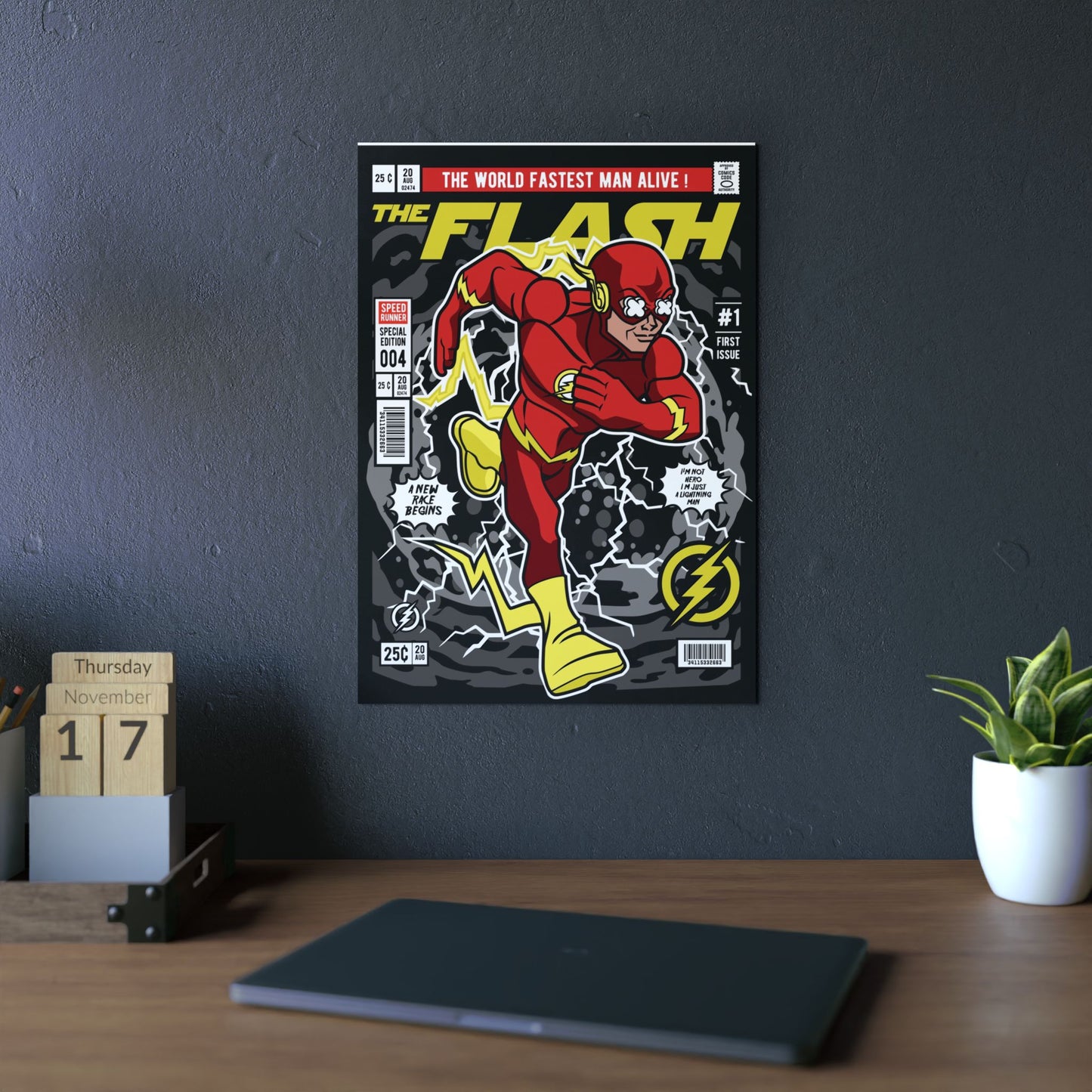 The Flash Metal Poster