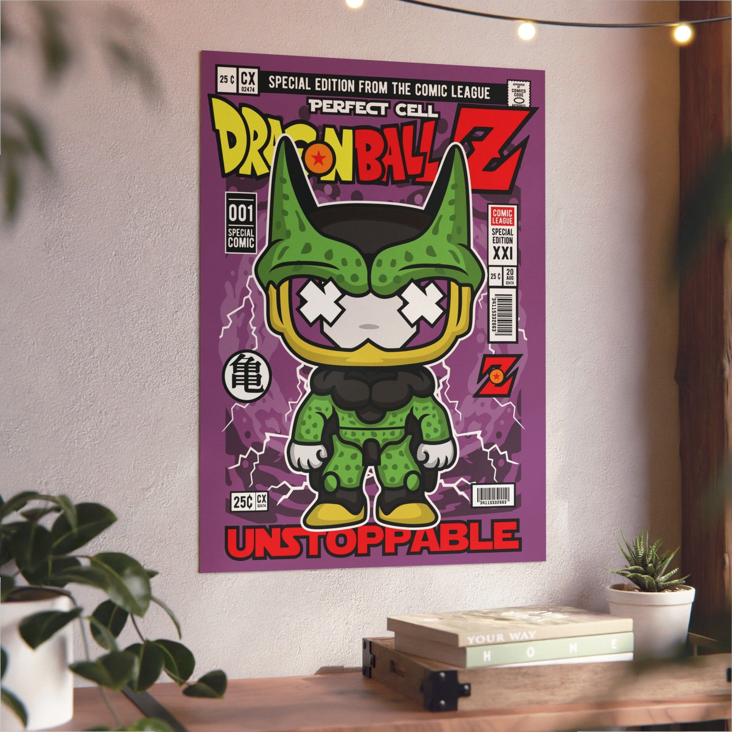 Perfect Cell Metal Poster