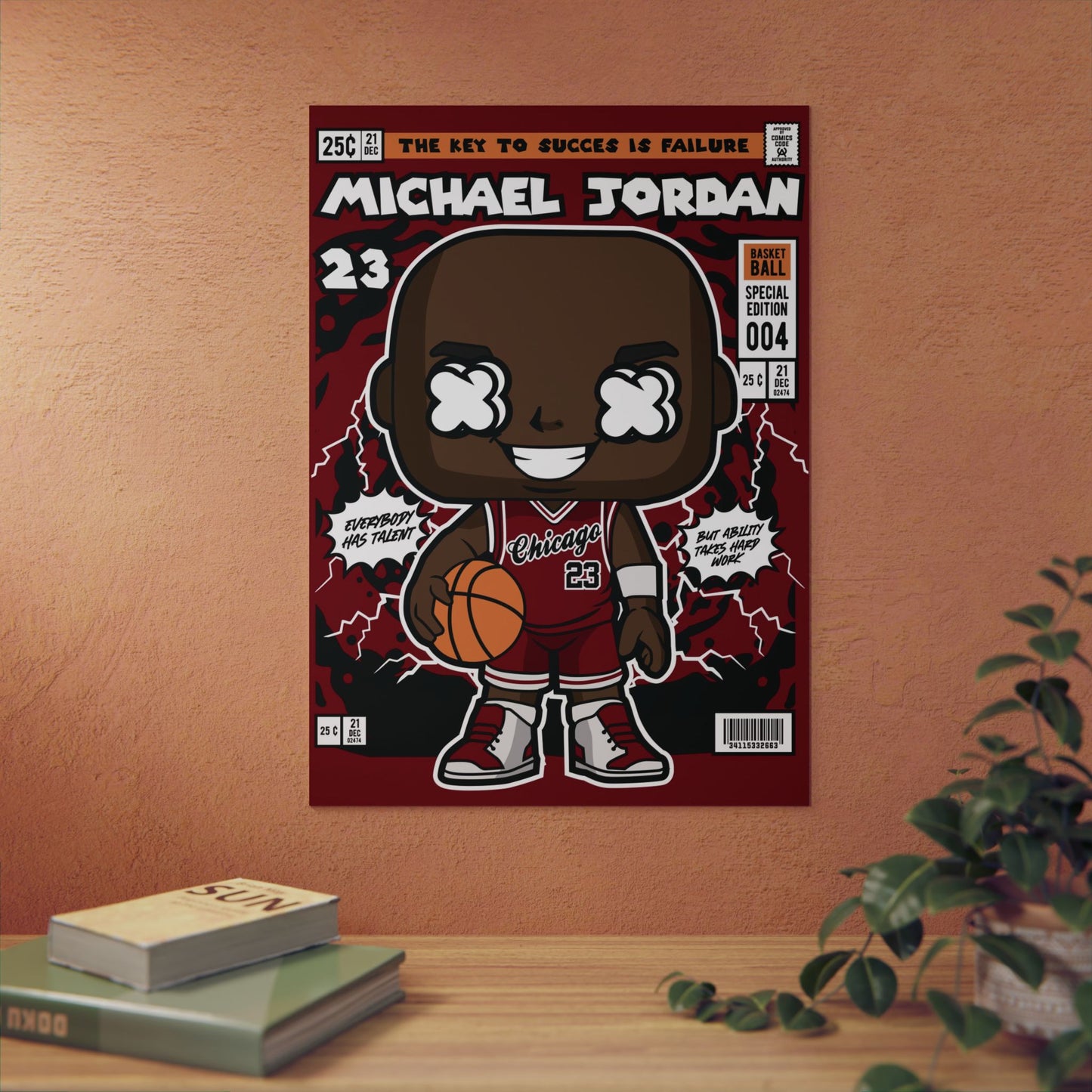 Michael Jordan Metal Poster