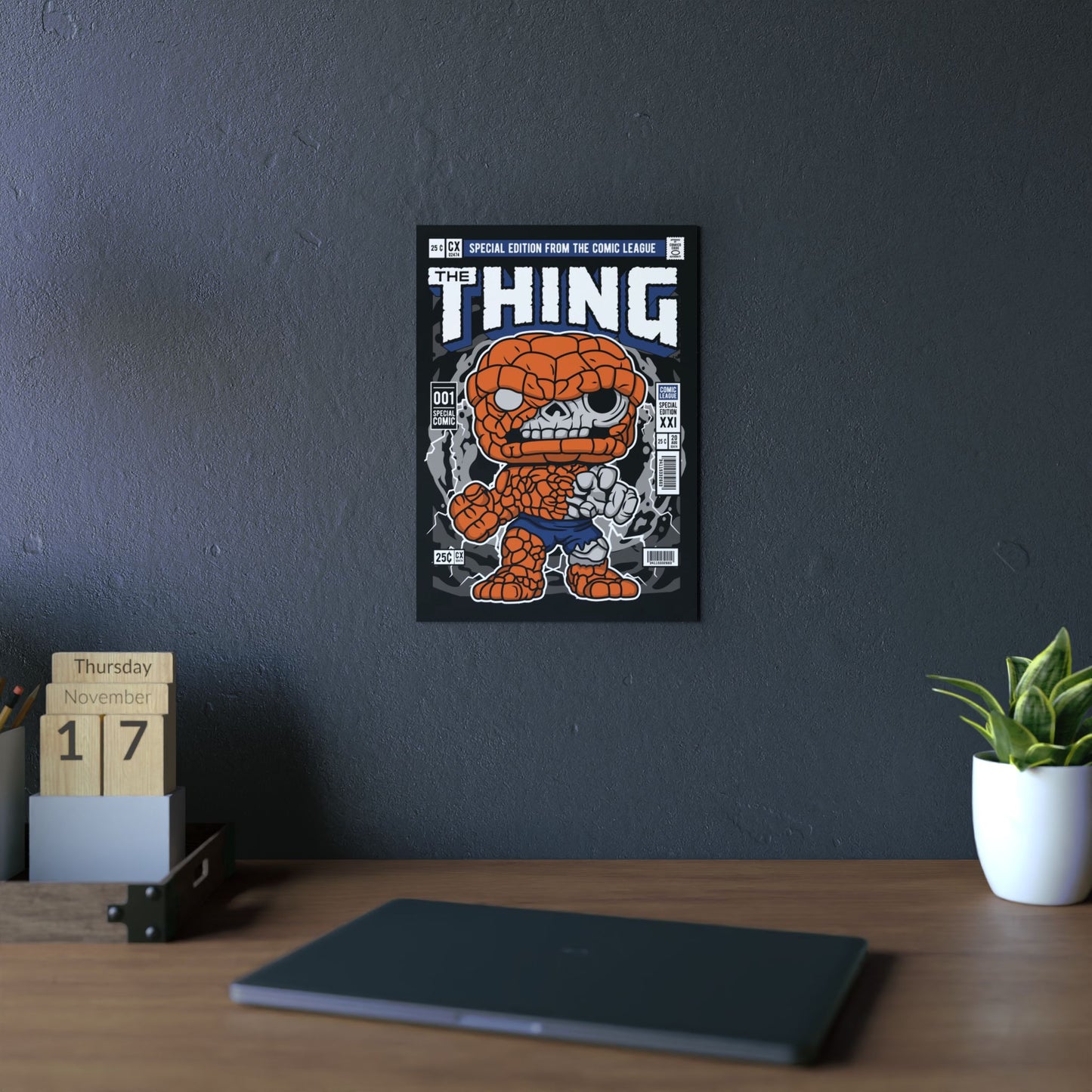 The Thing - Zombie Metal Poster