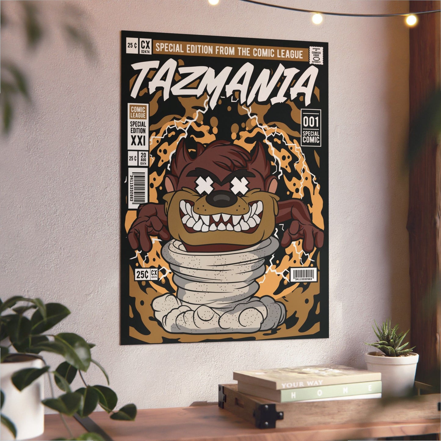 Taz Metal Poster