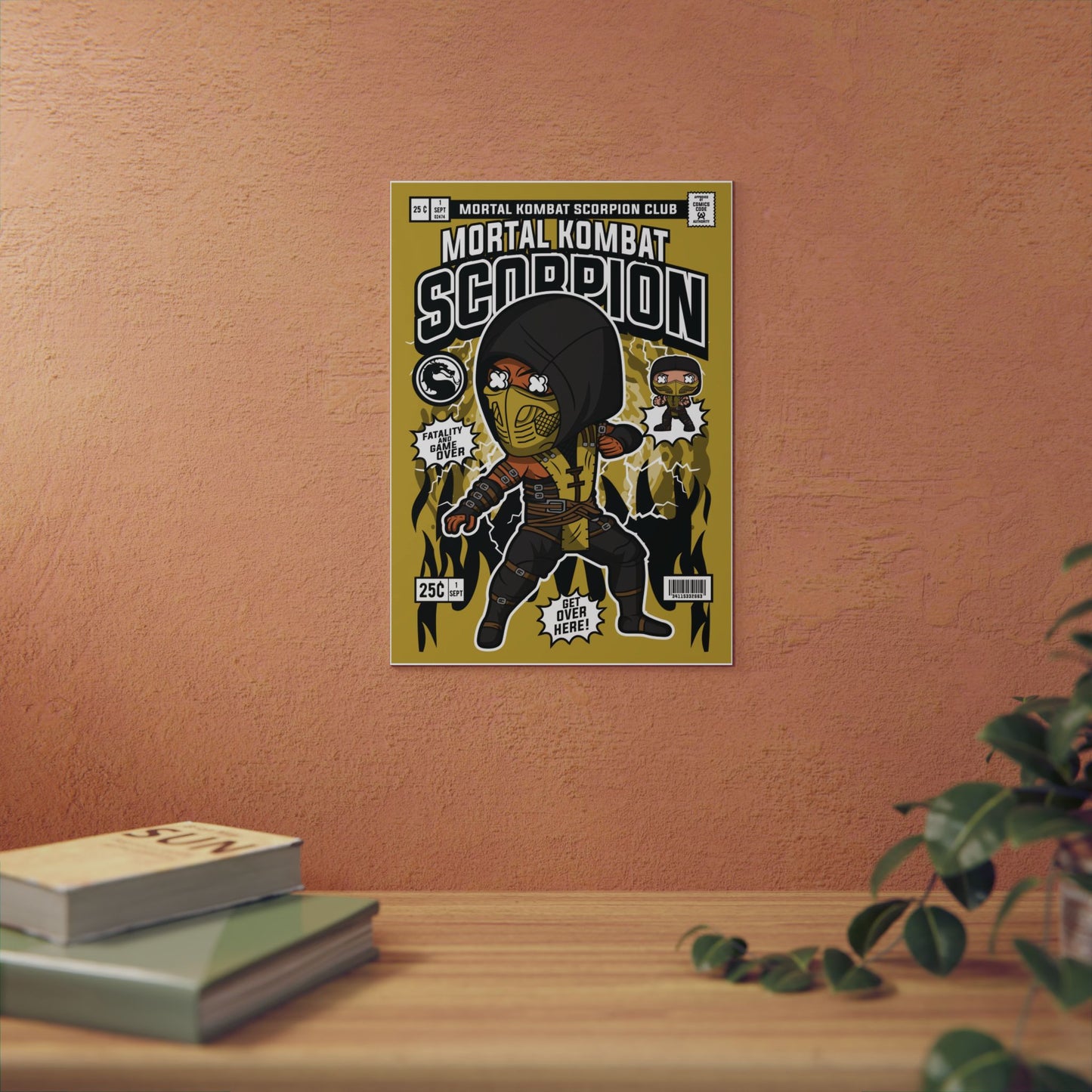 Scorpion Metal Poster