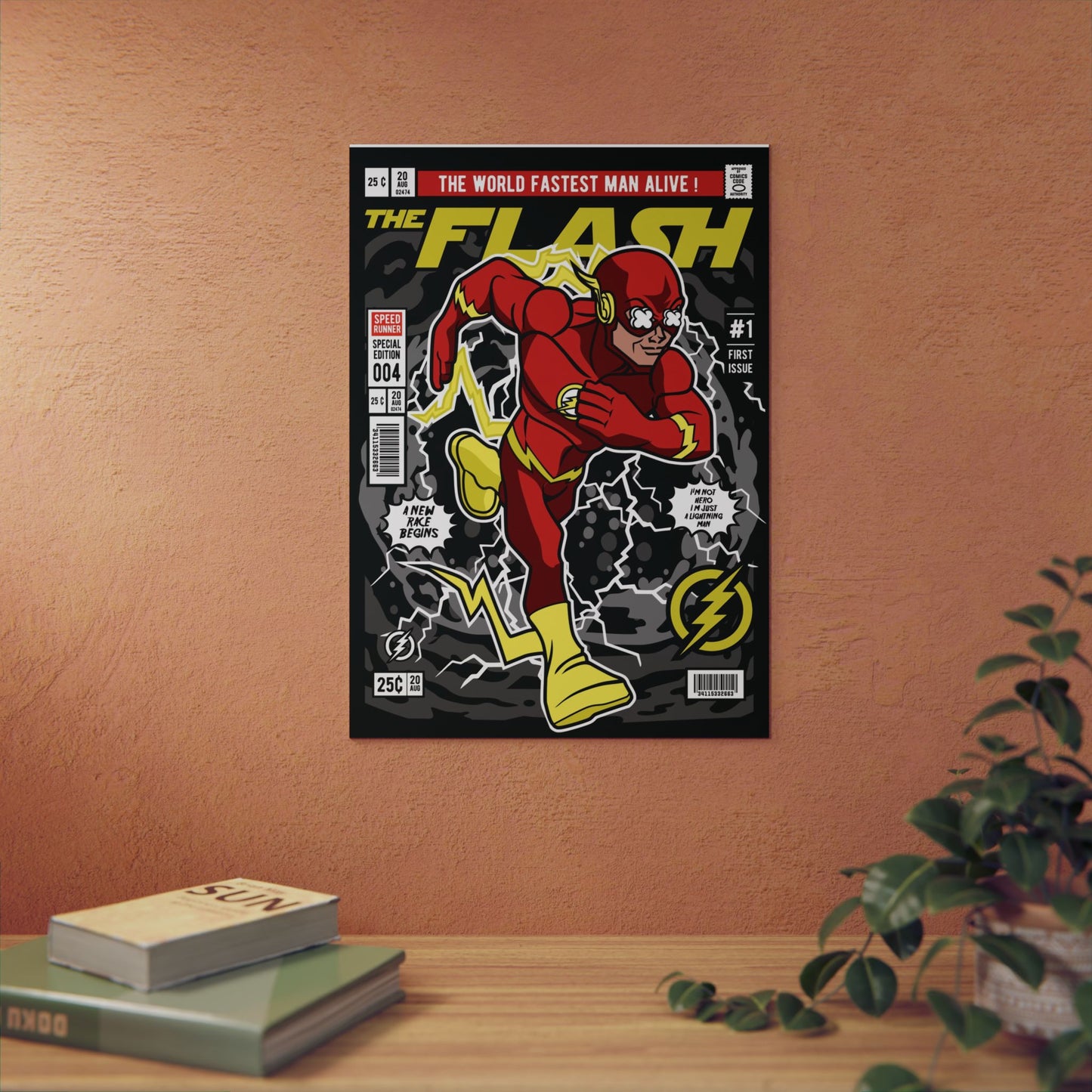 The Flash Metal Poster