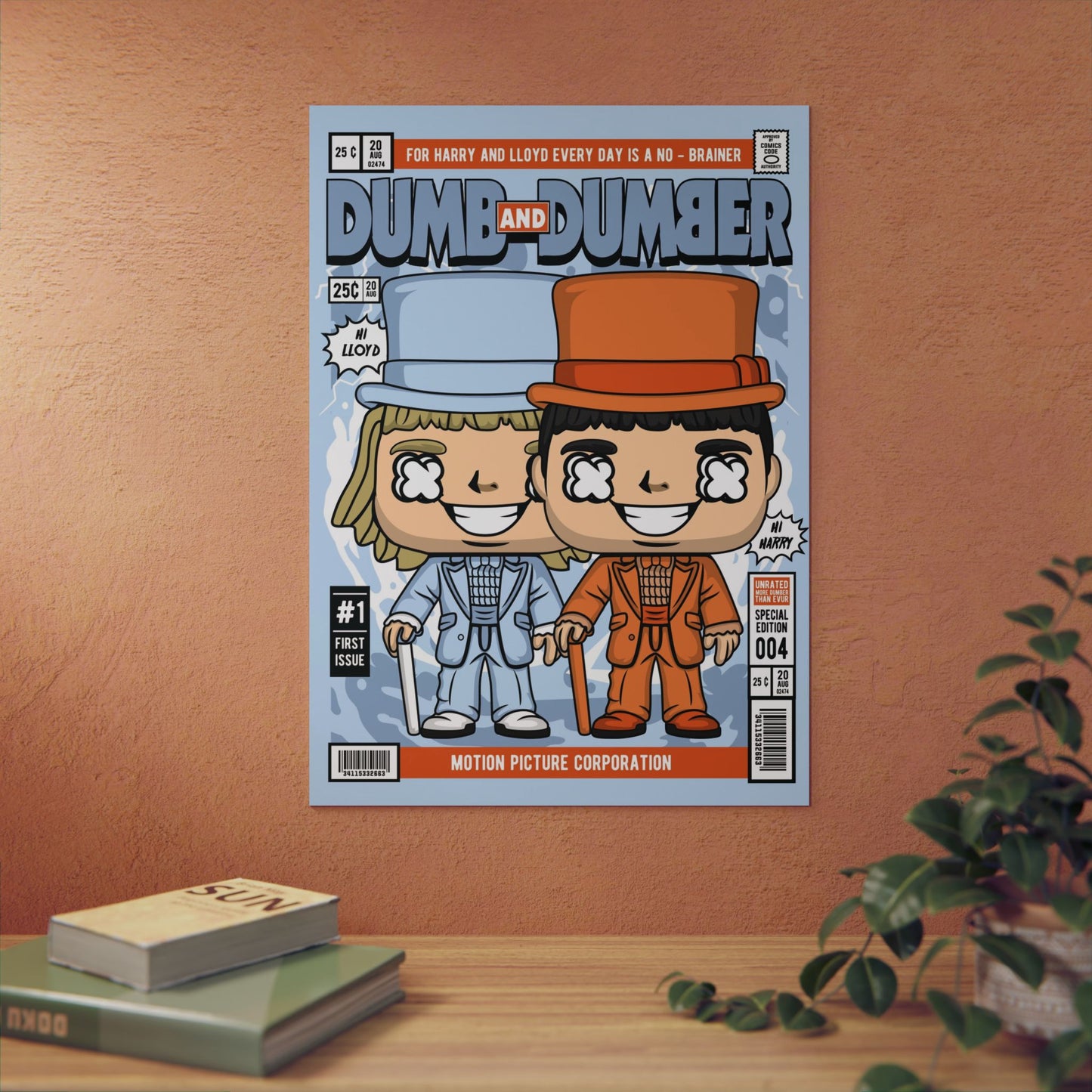 Dumb & Dumber Metal Poster