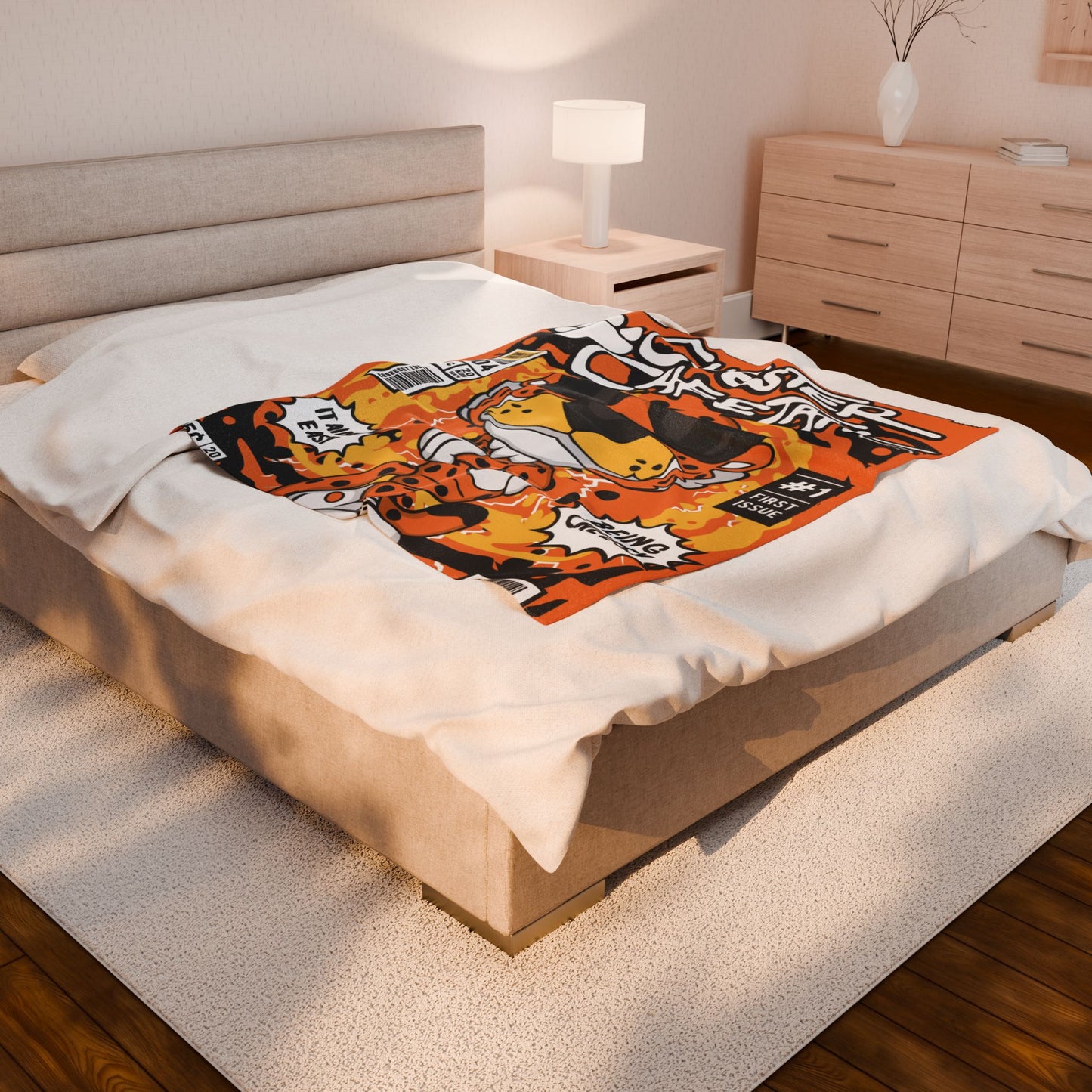 Cheeto Plush Blanket