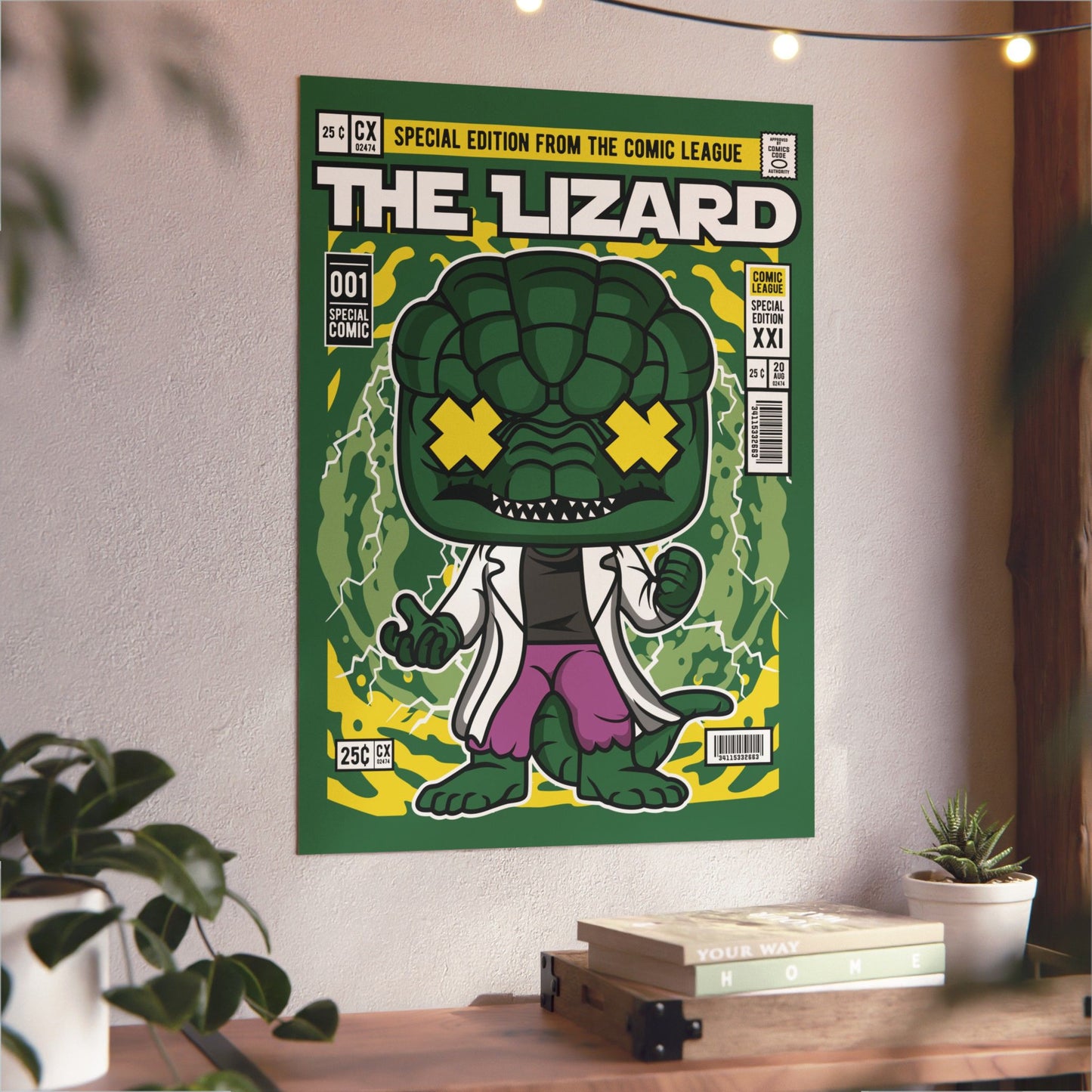 The Lizard Metal Poster