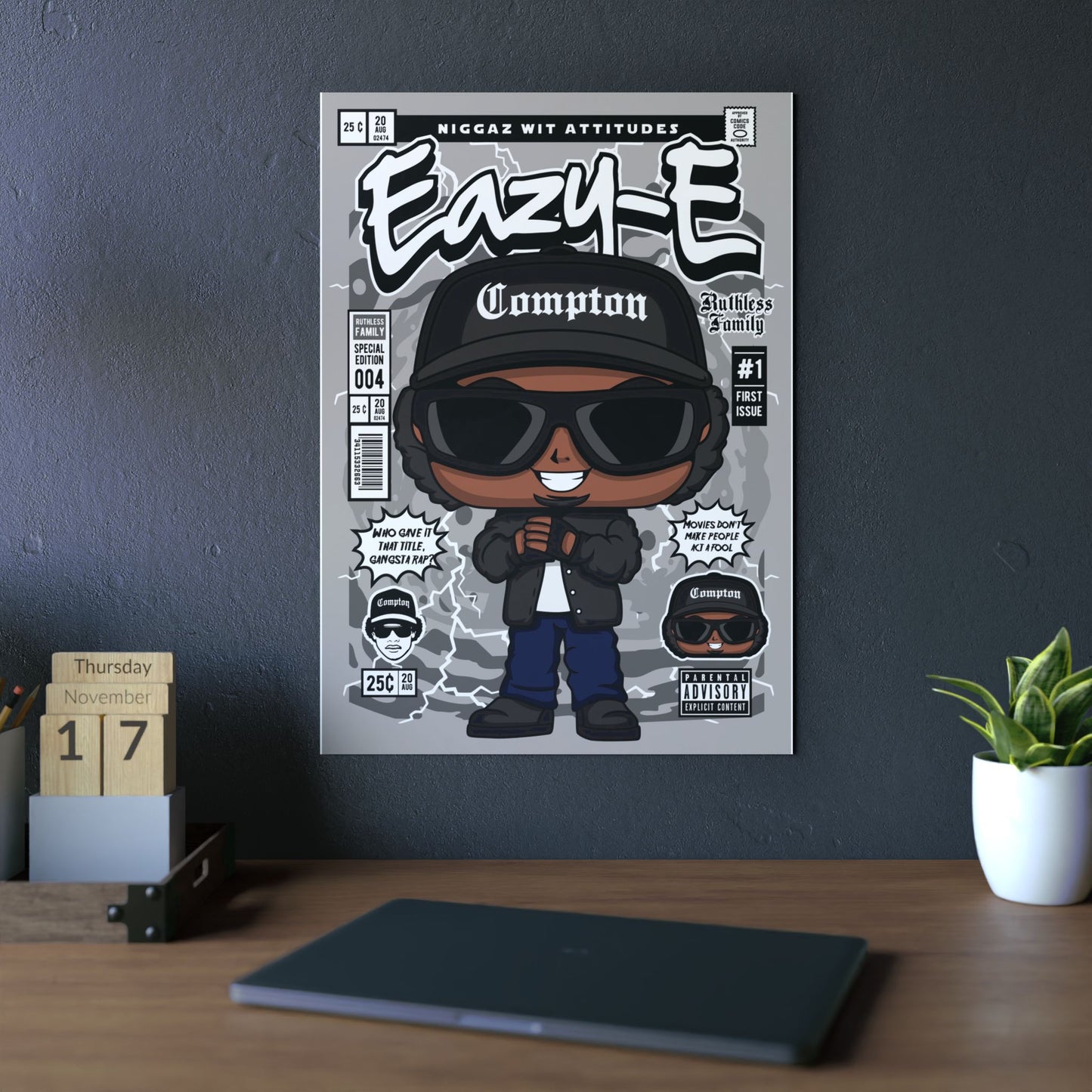 Eazy E Metal Poster