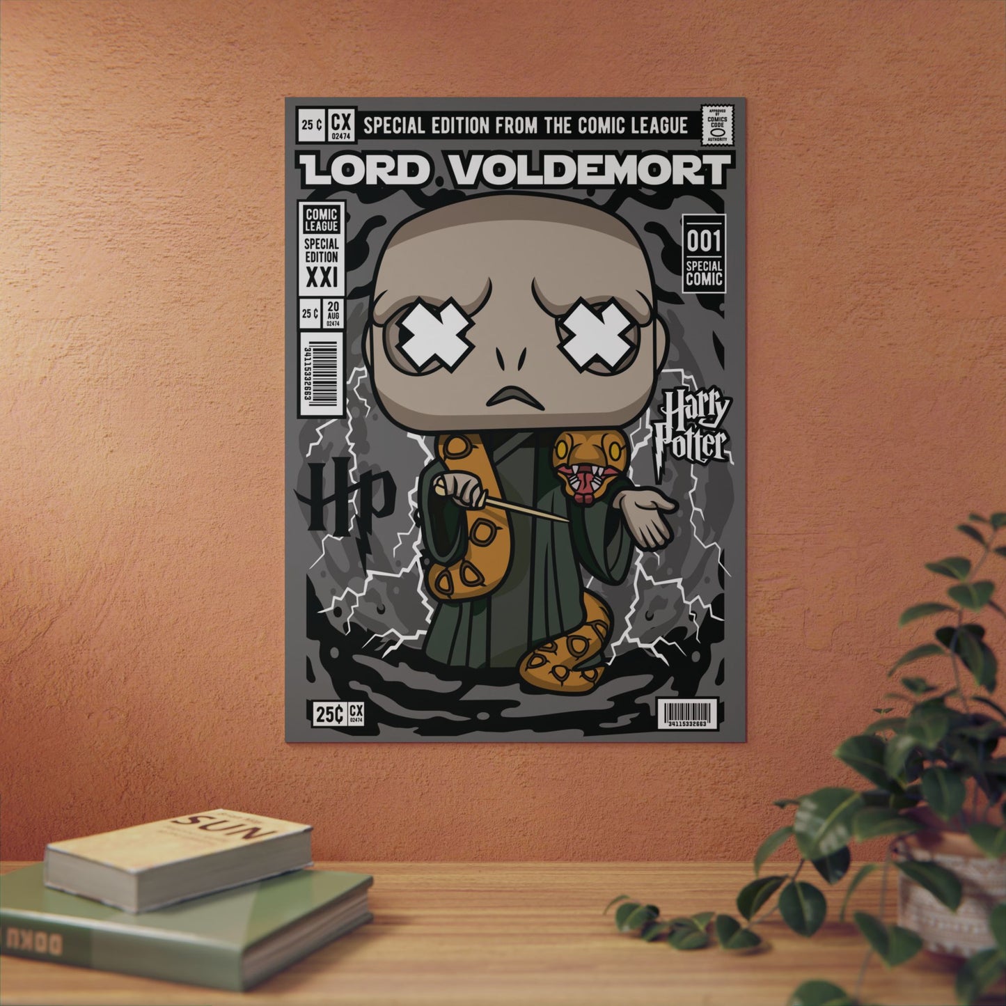 Voldermort Metal Poster