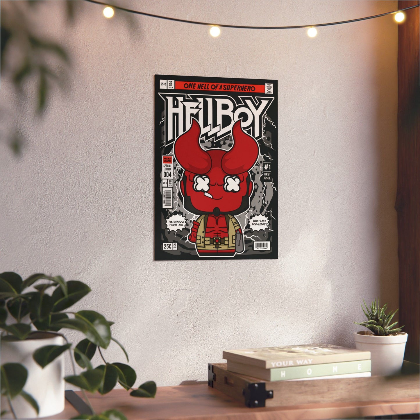 Hell Boy Metal Poster