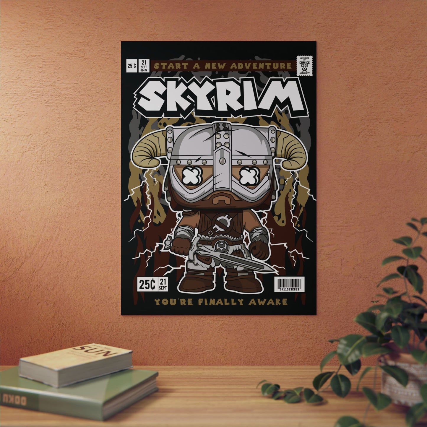 Skyrim Metal Poster