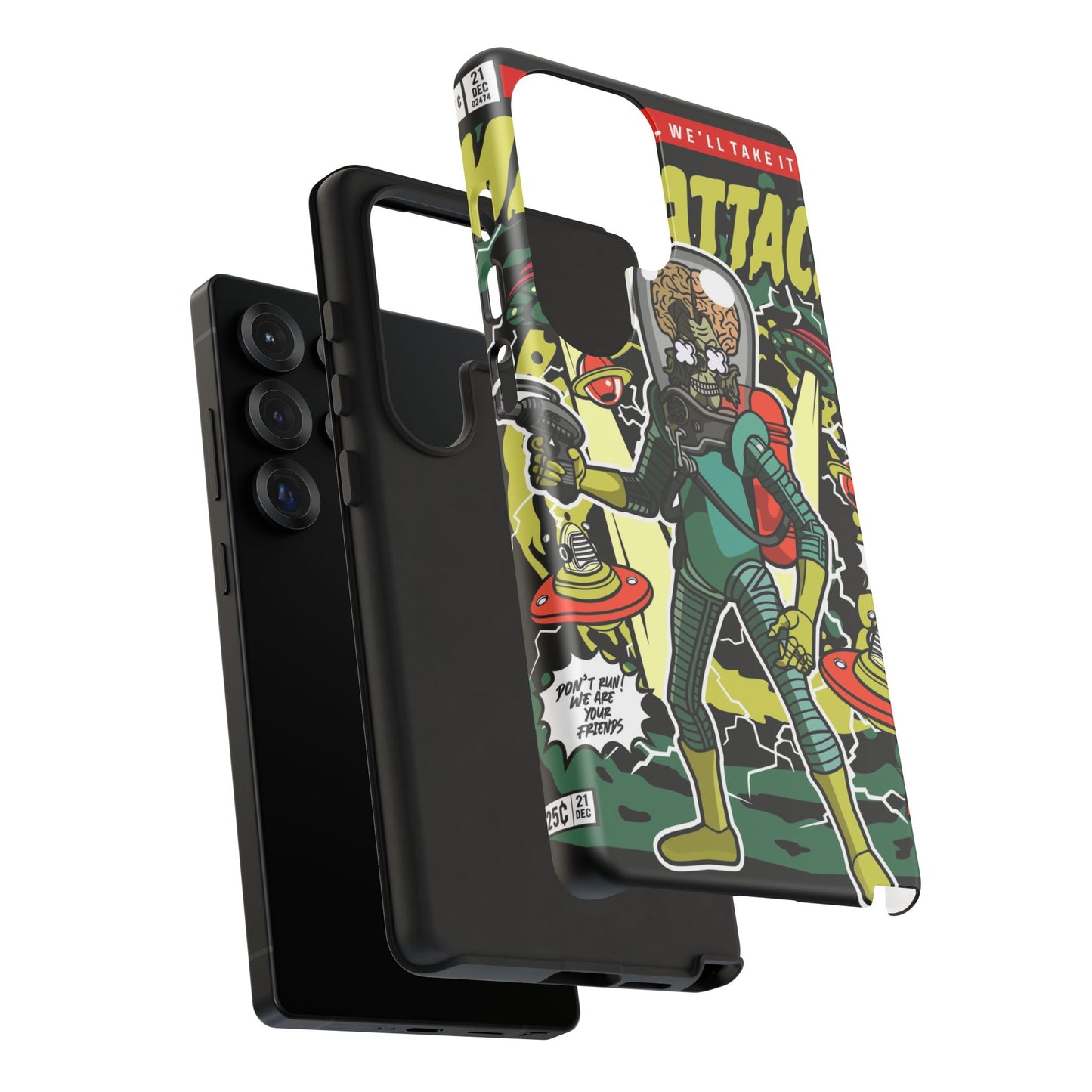 Mars Attack Comic Phone Case