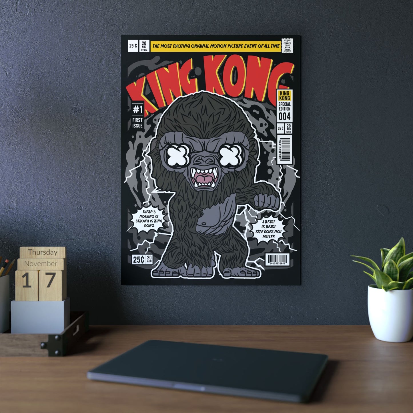King Kong Metal Poster