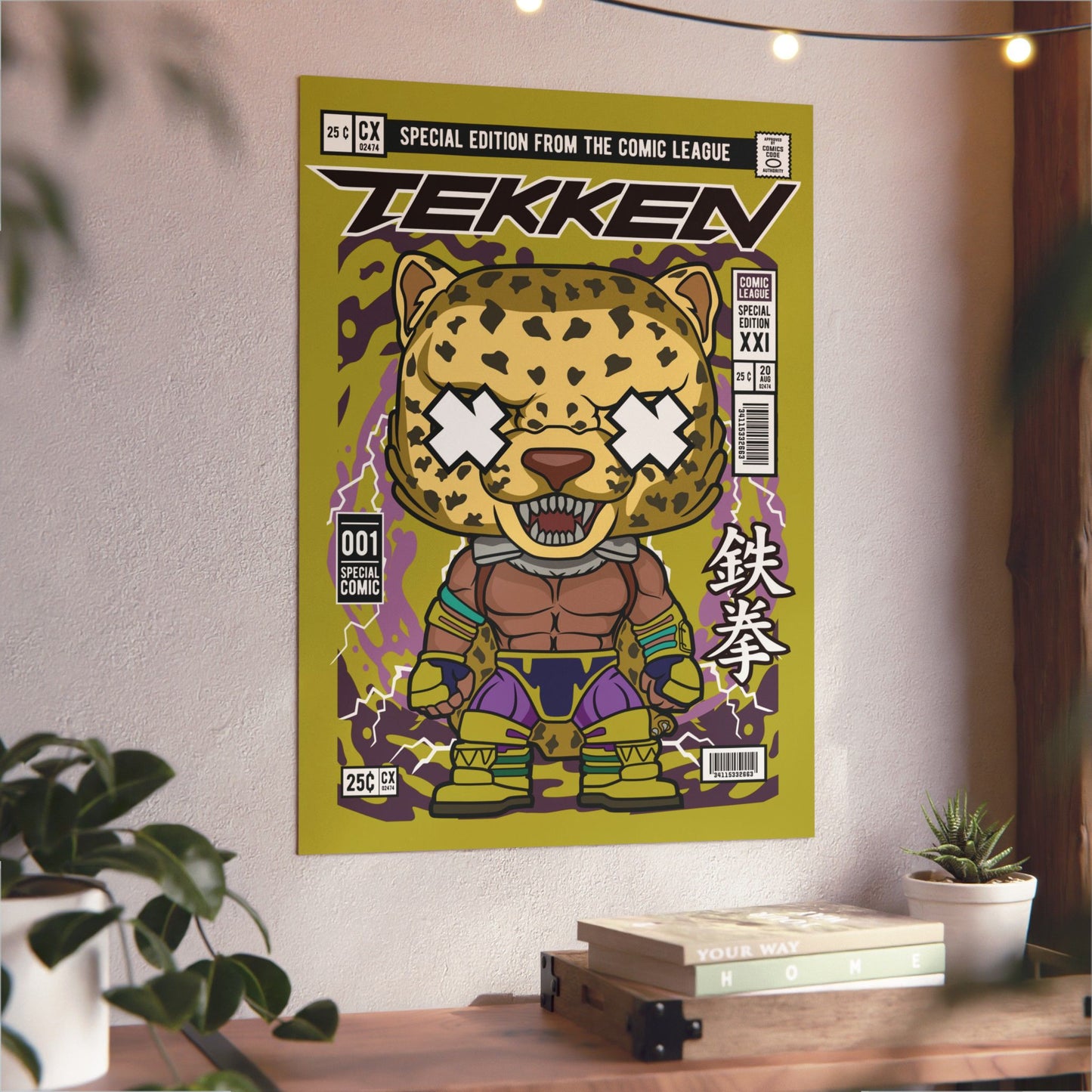 King Tekken Metal Poster