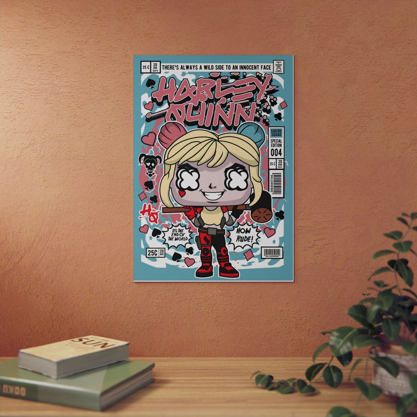 Harley Quinn Metal Poster