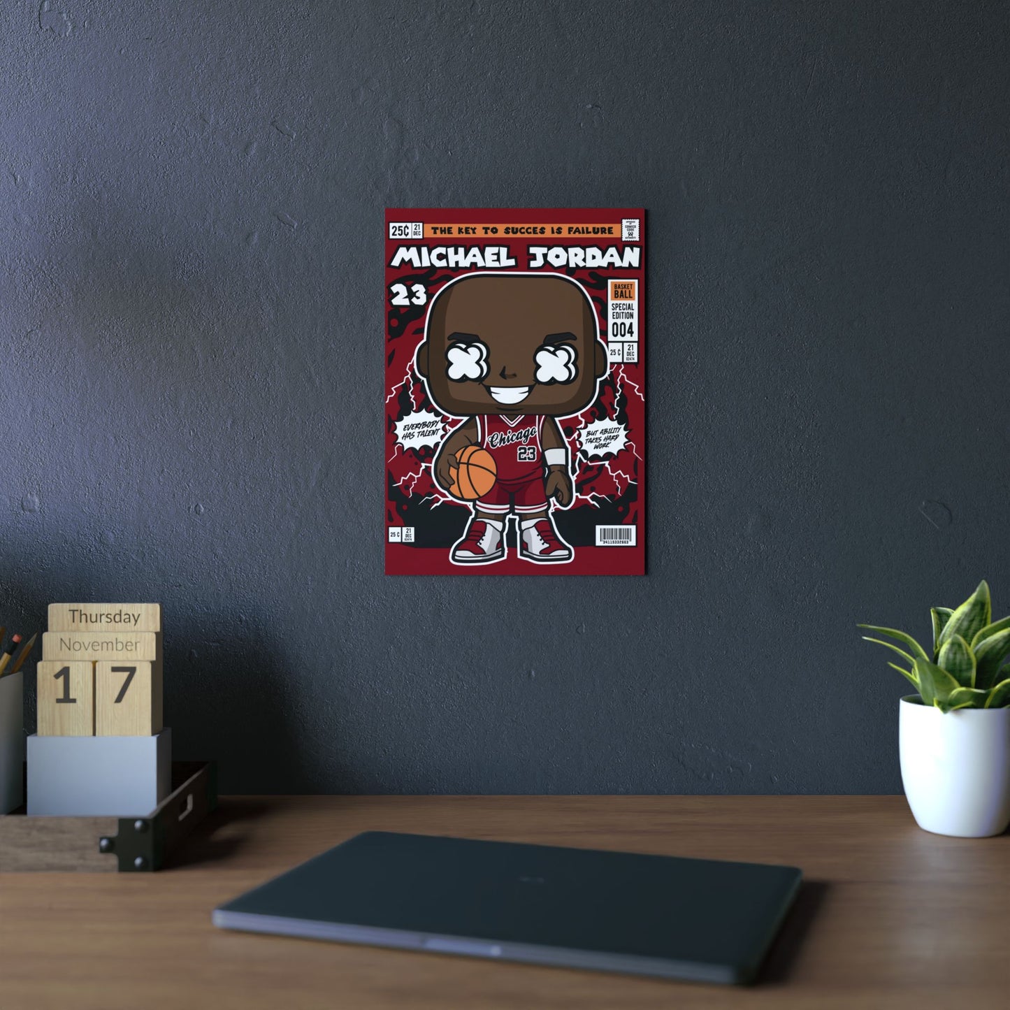 Michael Jordan Metal Poster