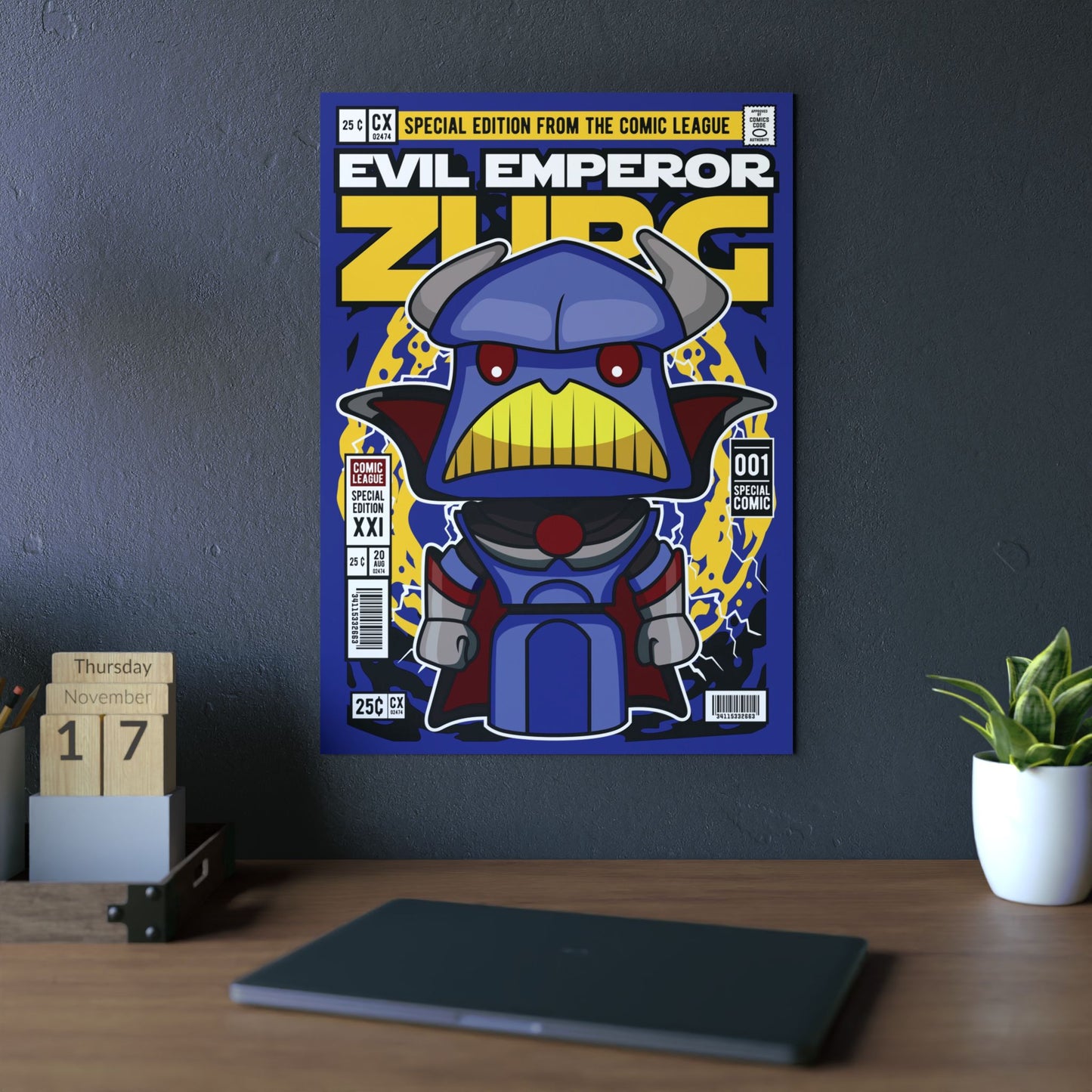 Emperor Zurg Metal Poster