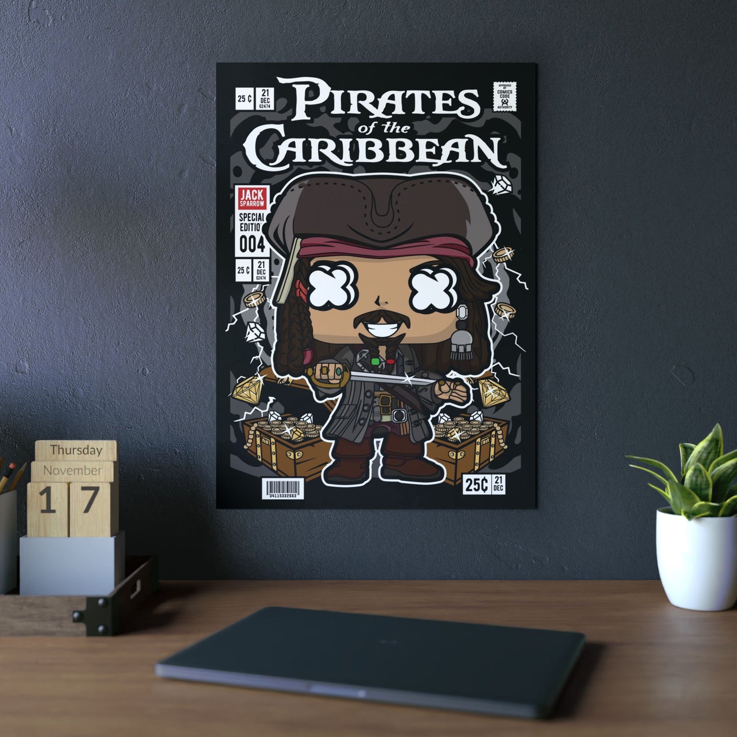 Jack Sparrow Metal Poster