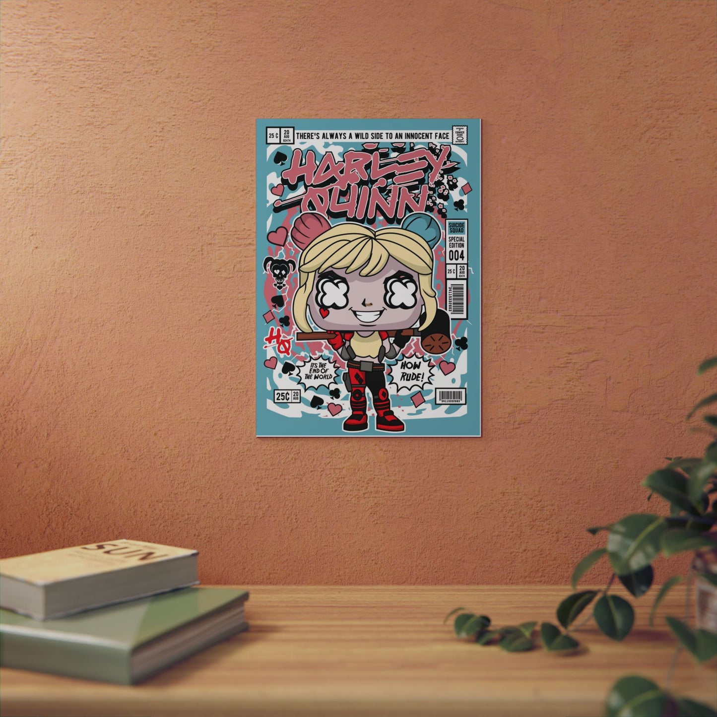 Harley Quinn Metal Poster