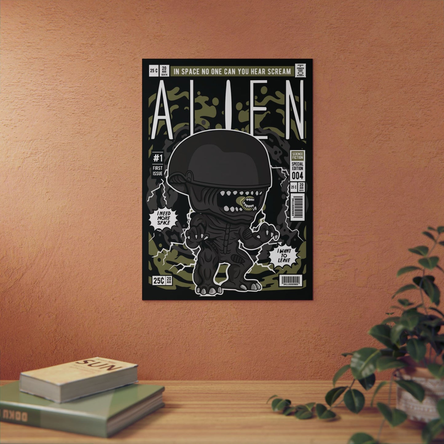 Alien Metal Poster