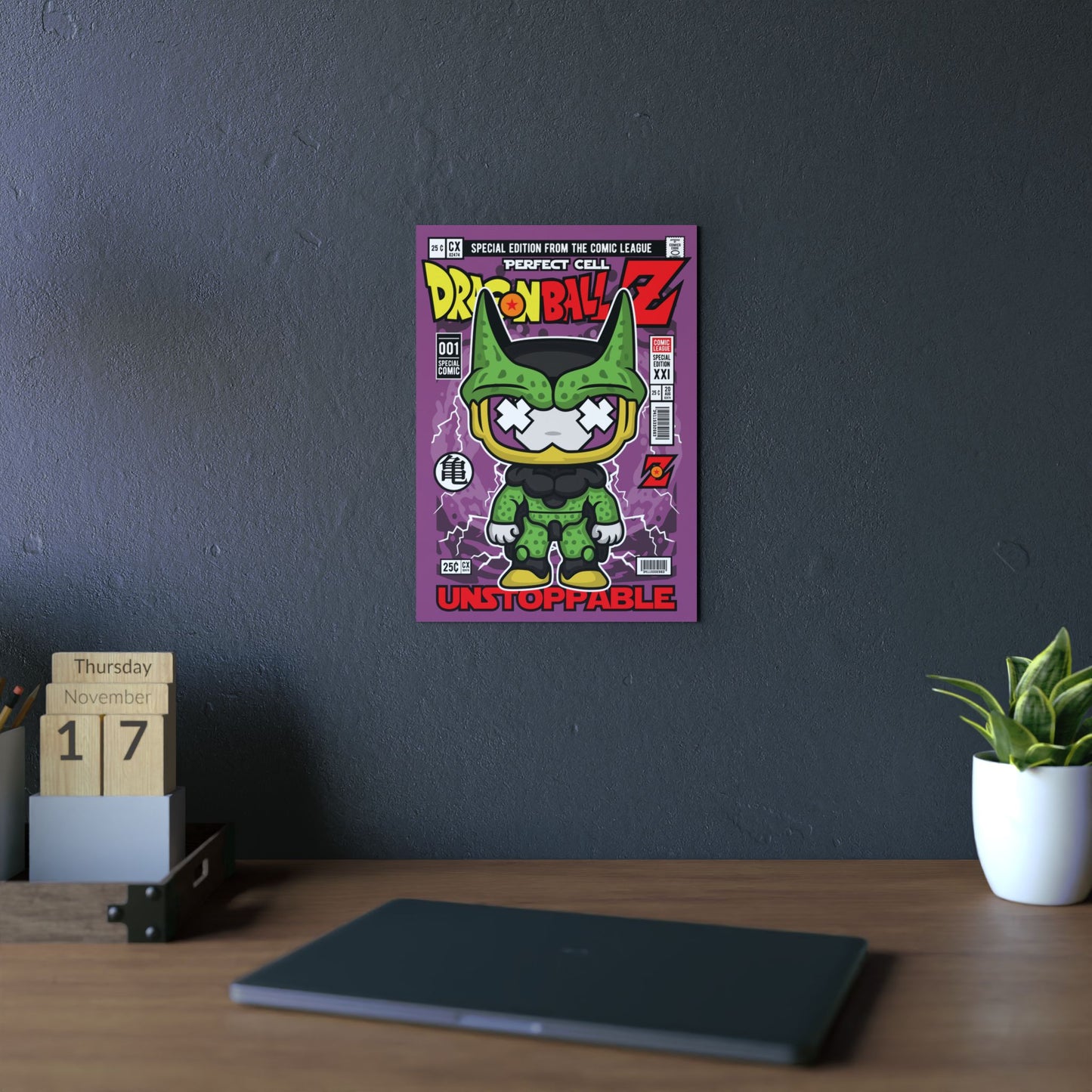 Perfect Cell Metal Poster