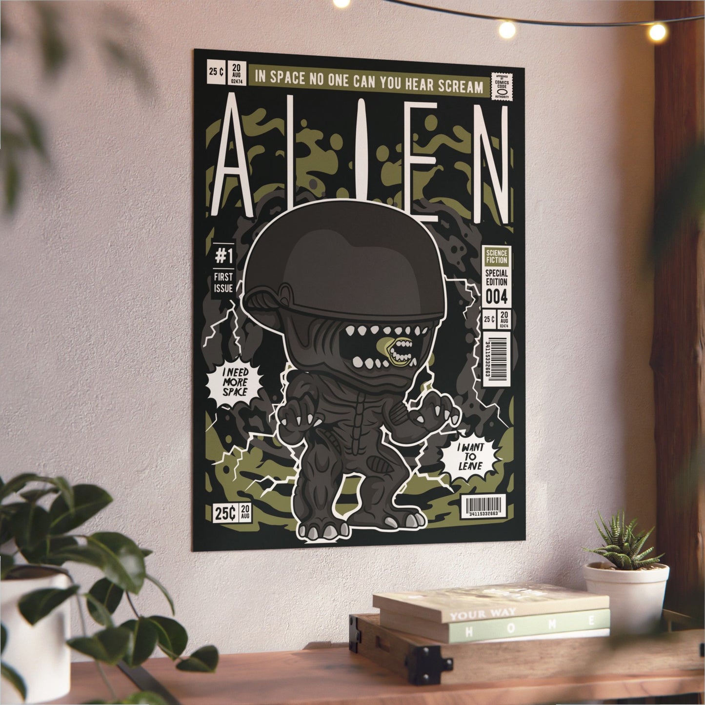 Alien Metal Poster