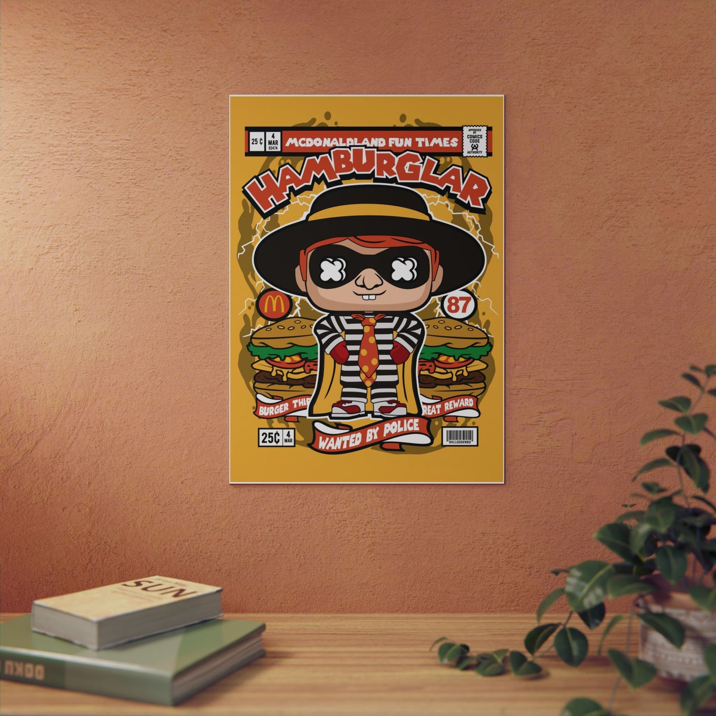 Hamburglar Metal Poster