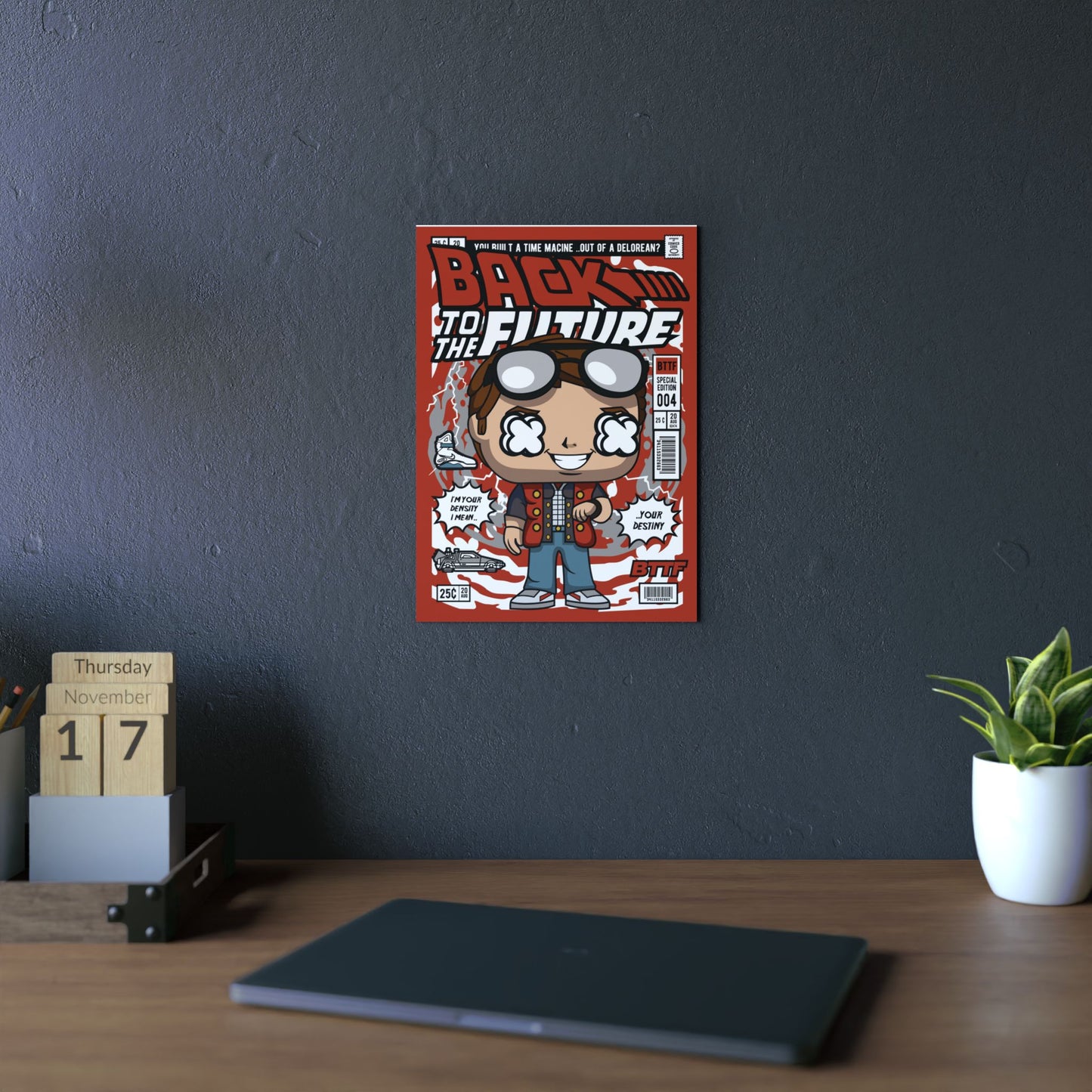 Marty Mcfly Metal Poster