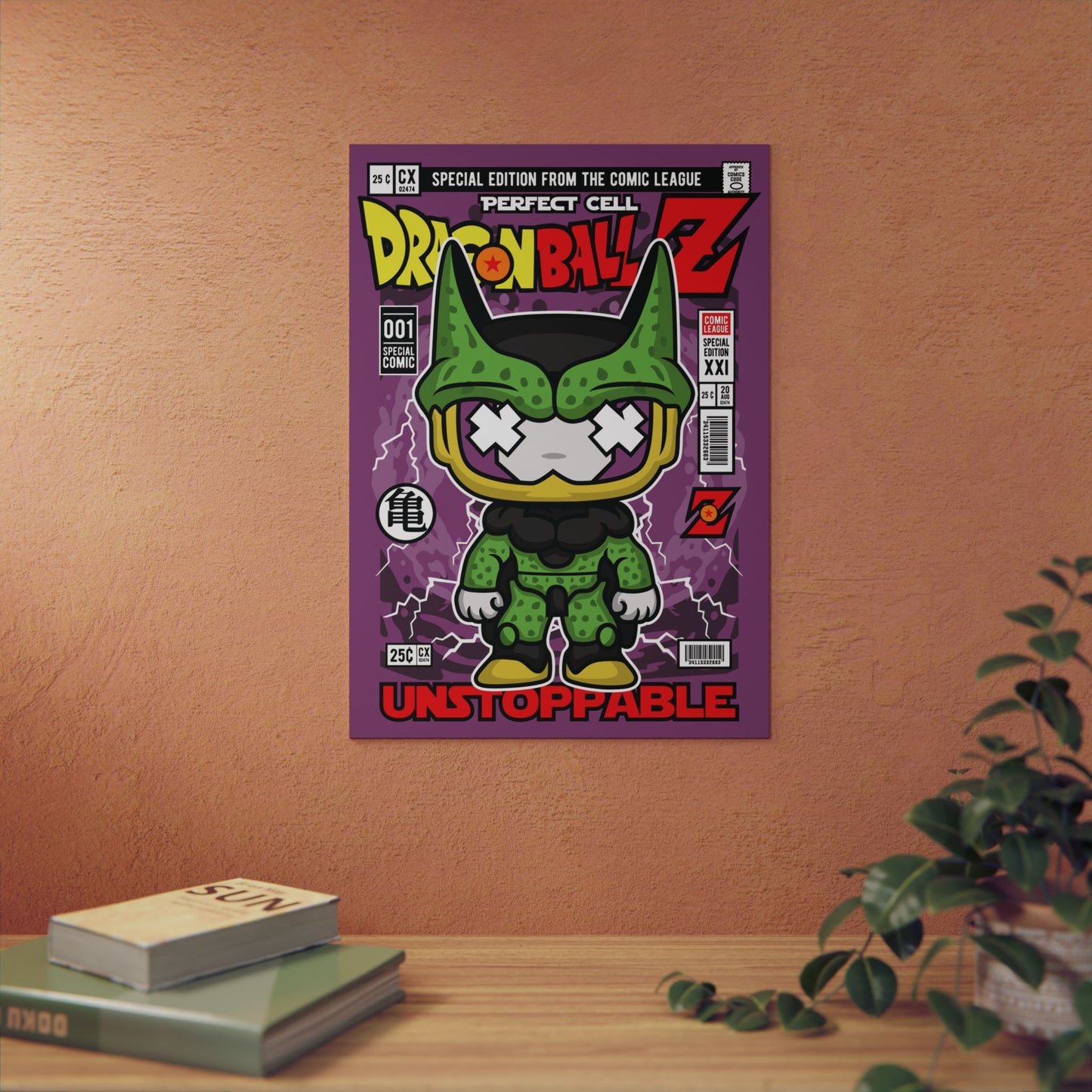 Perfect Cell Metal Poster