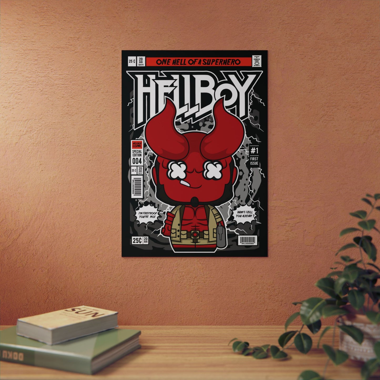 Hell Boy Metal Poster