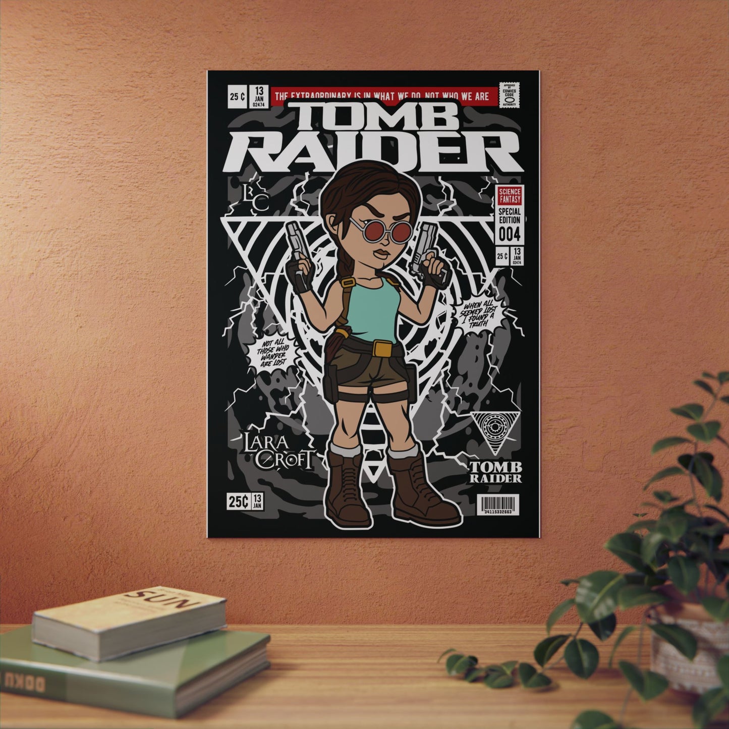 Tomb Raider Metal Poster