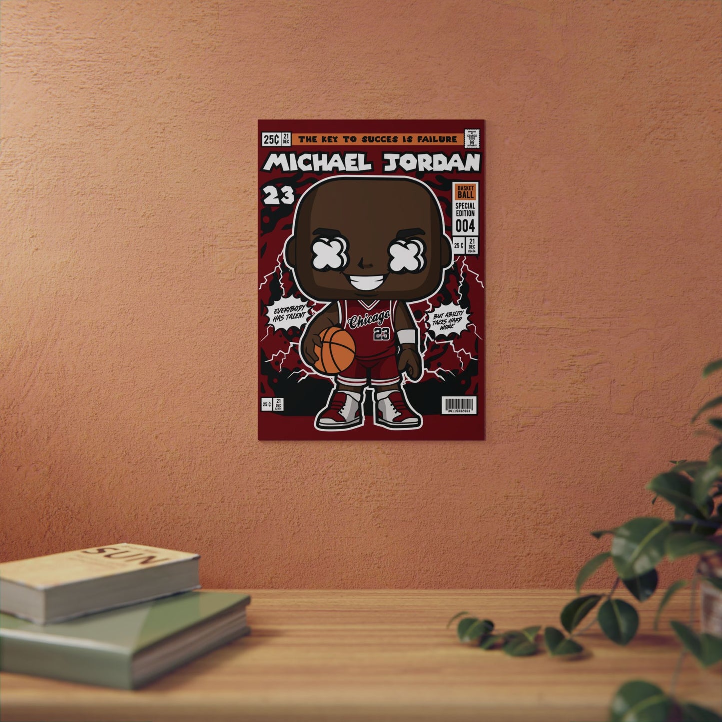Michael Jordan Metal Poster