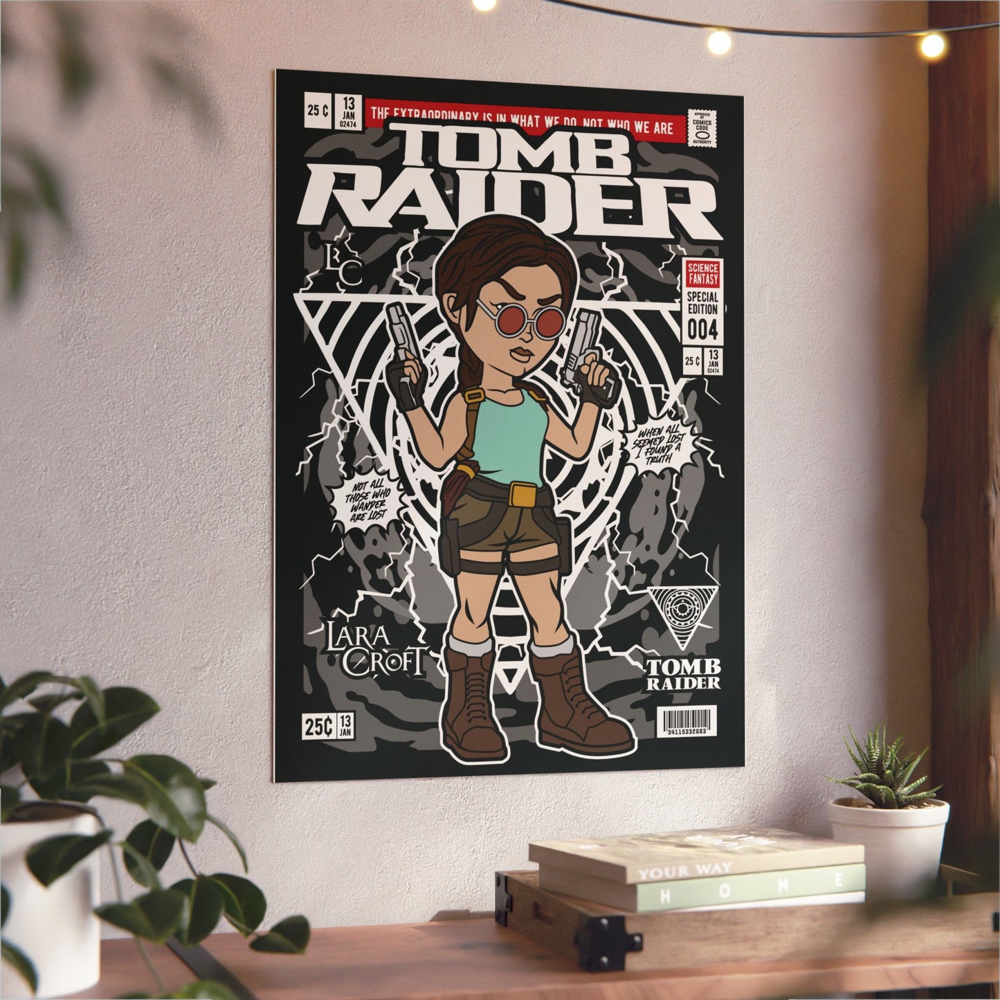 Tomb Raider Metal Poster