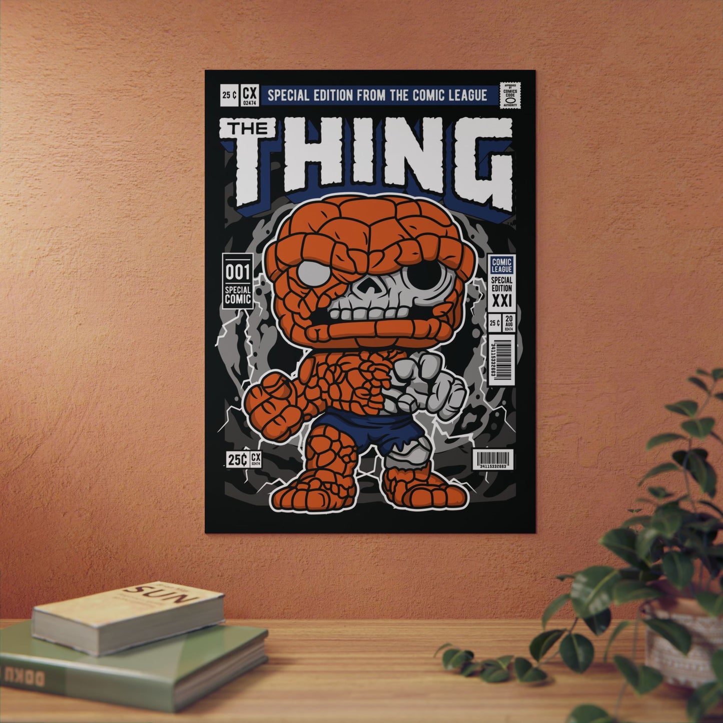 The Thing - Zombie Metal Poster