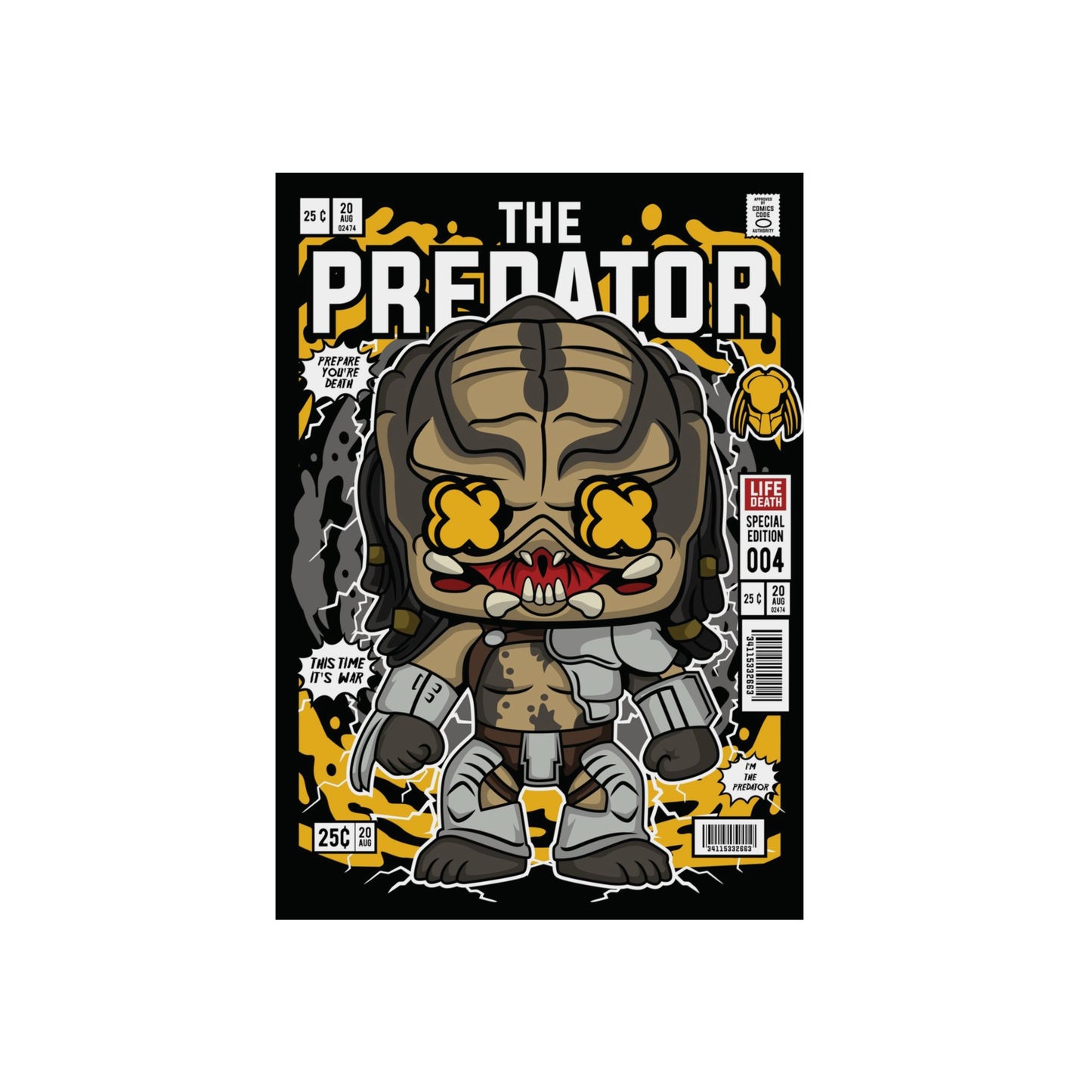 The Predator Metal Poster