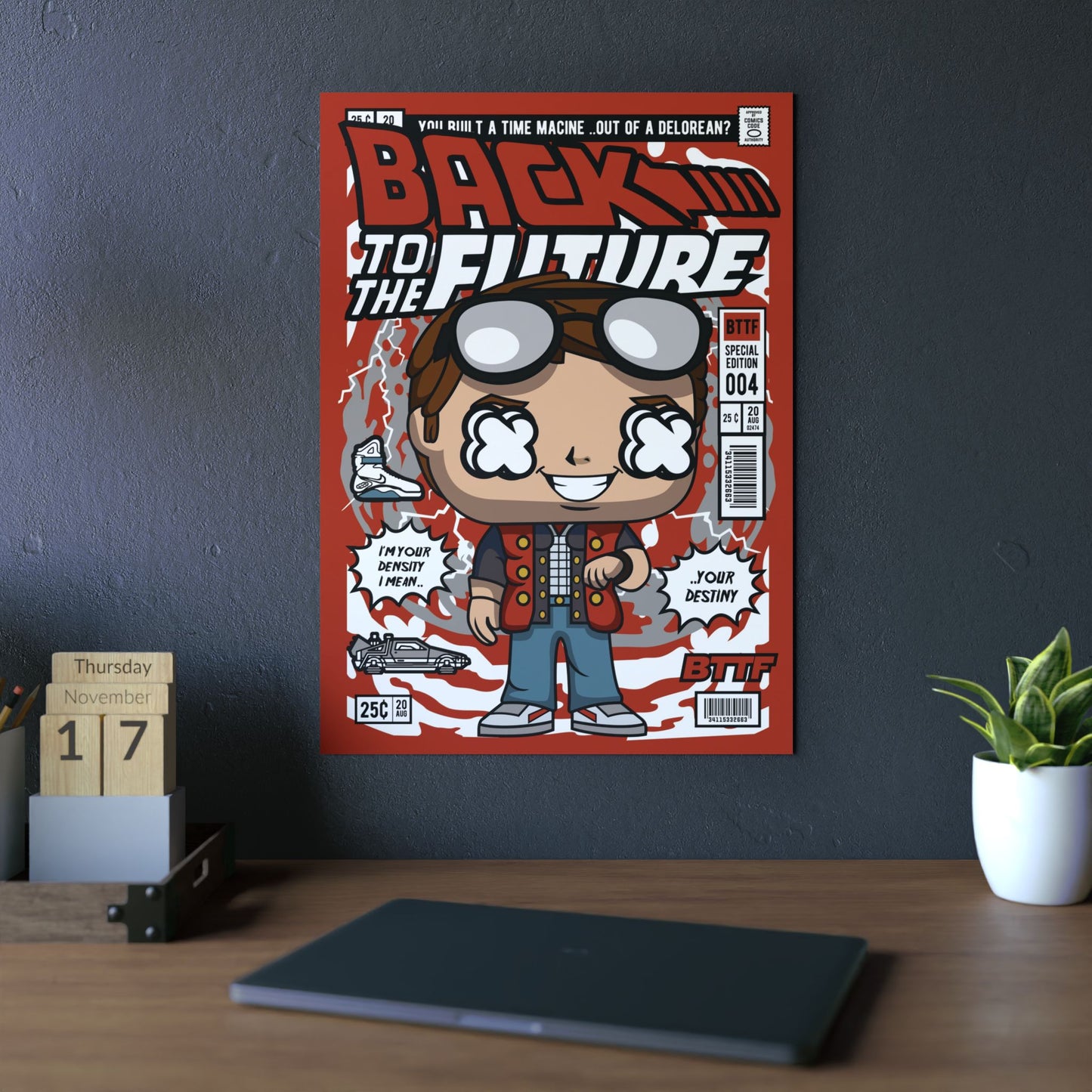 Marty Mcfly Metal Poster