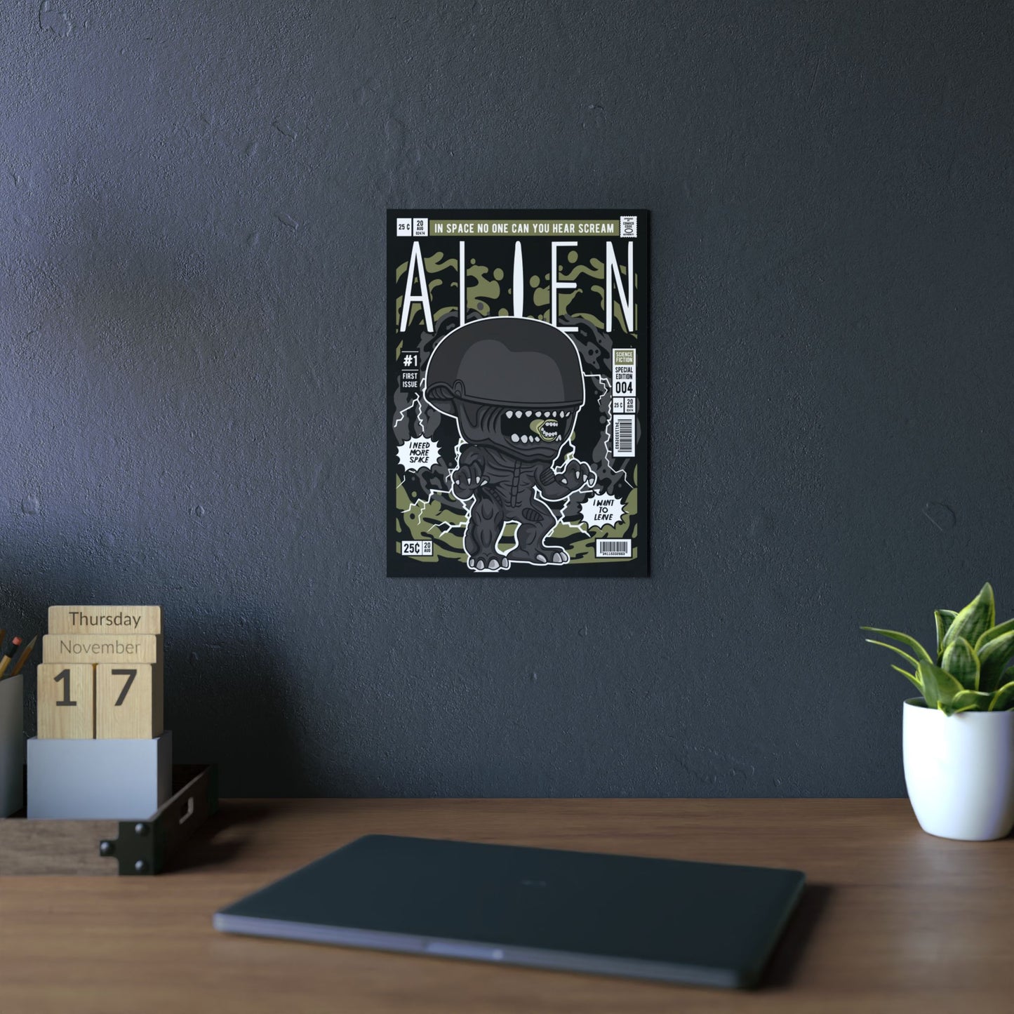 Alien Metal Poster