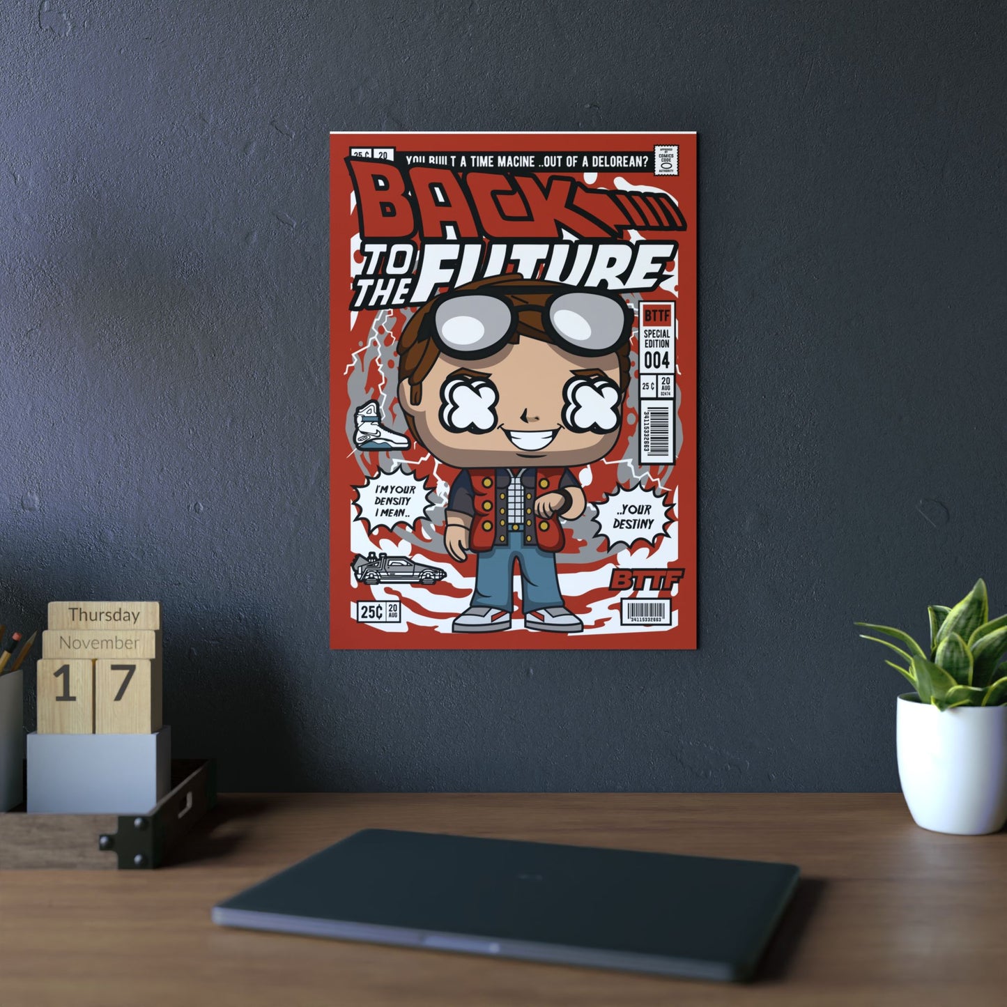 Marty Mcfly Metal Poster