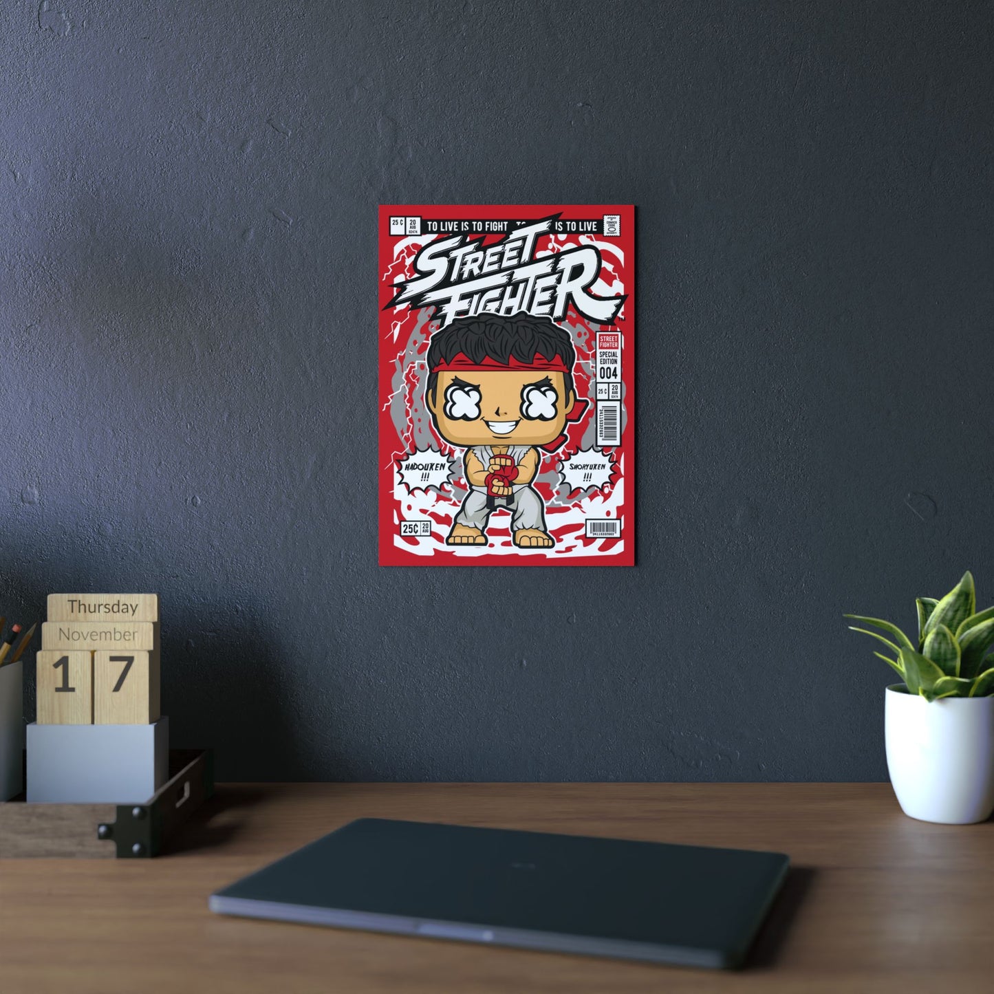 Ryu Metal Poster