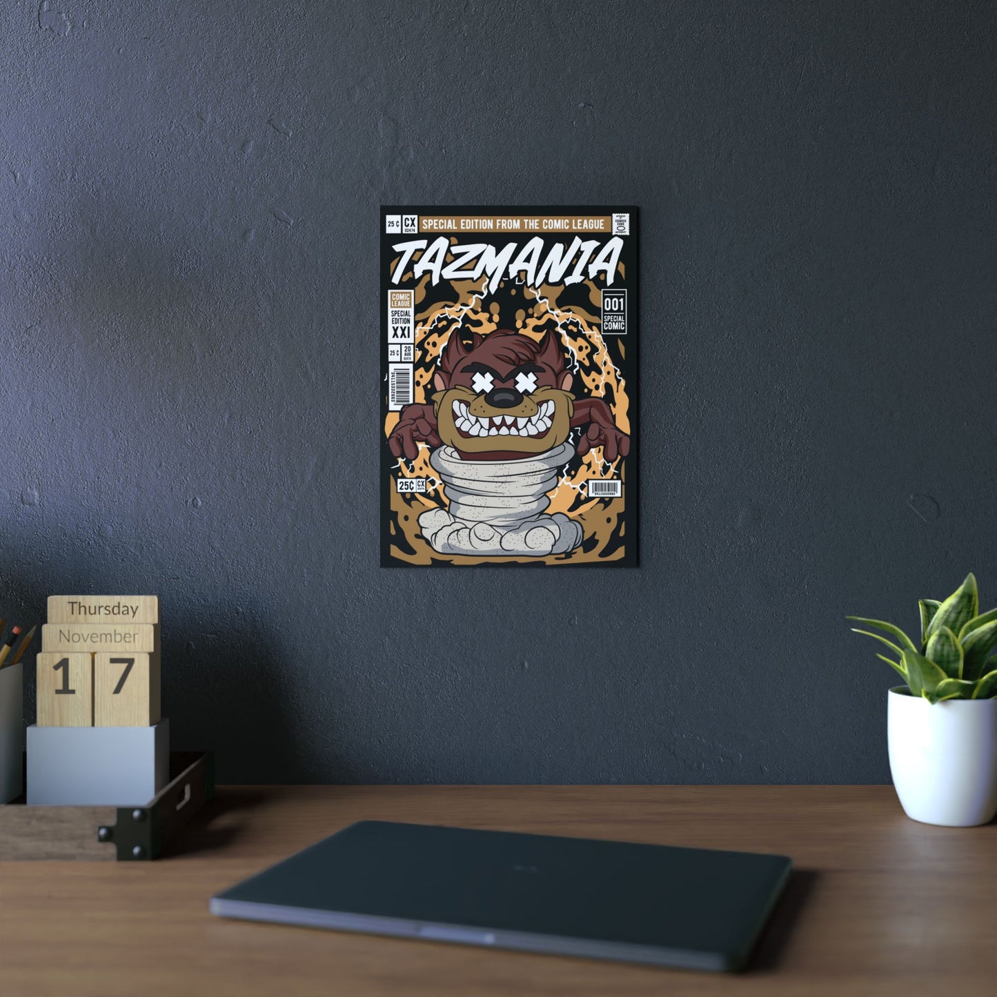 Taz Metal Poster