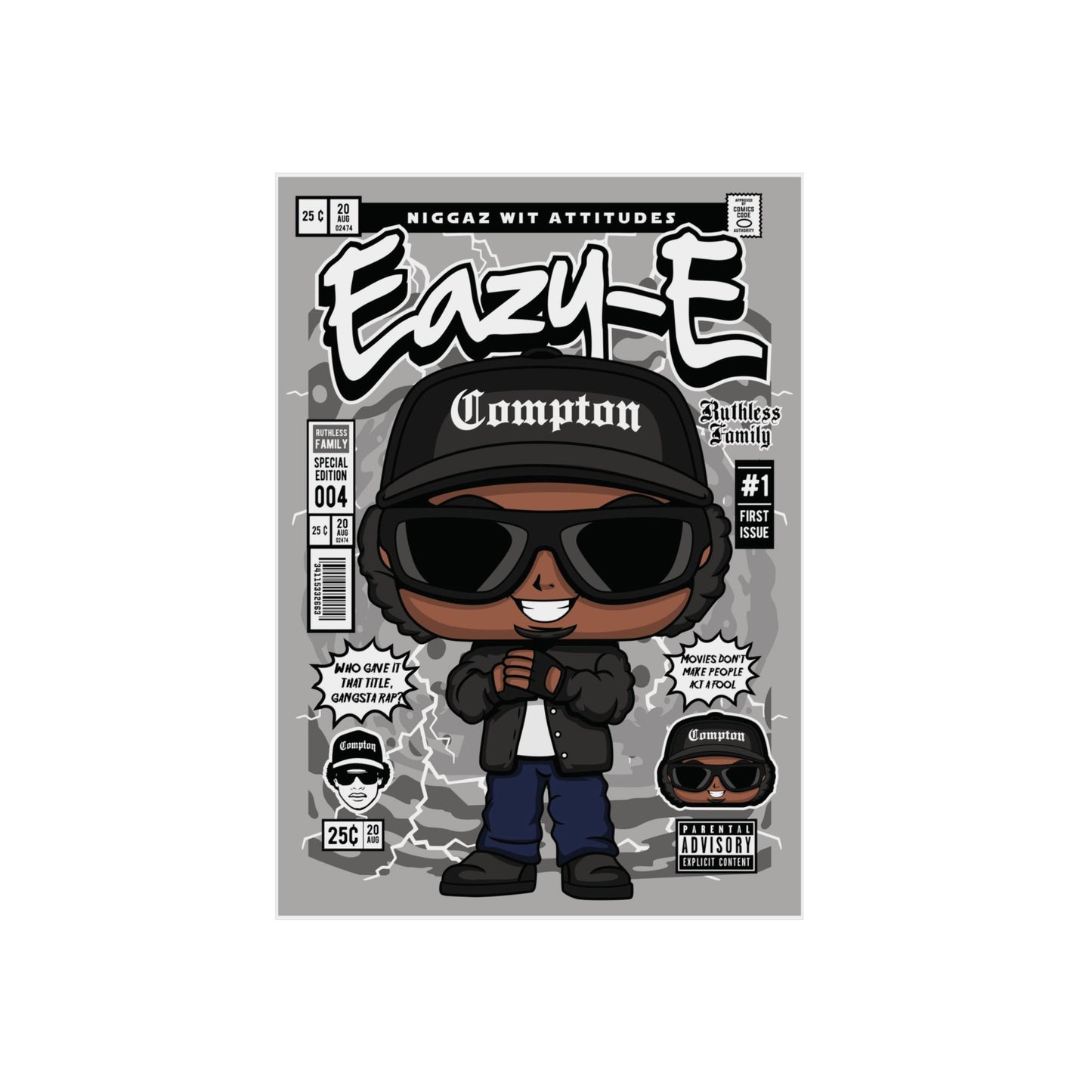Eazy E Metal Poster