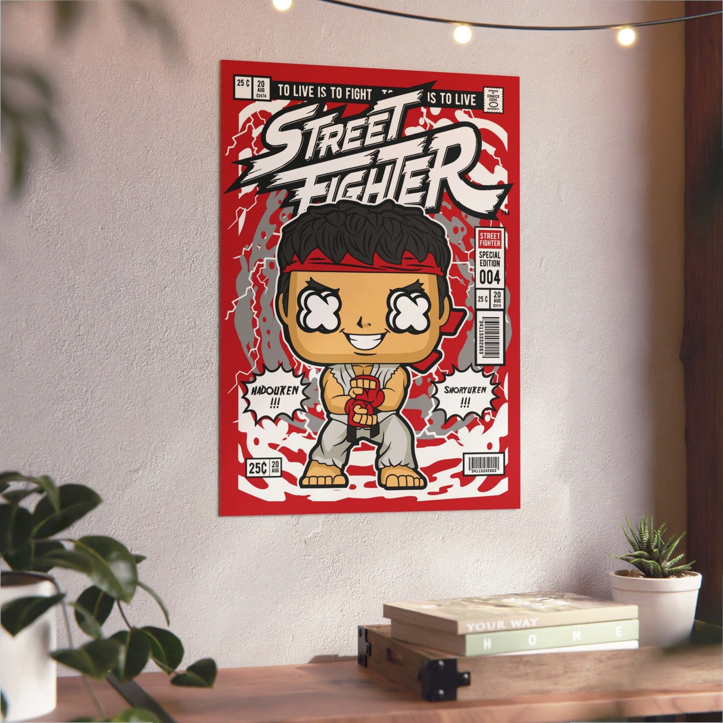 Ryu Metal Poster