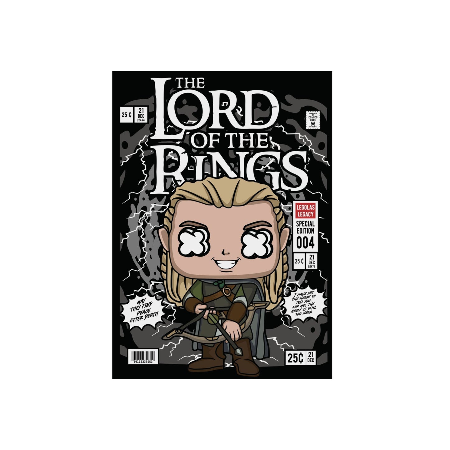 Legolas Metal Poster