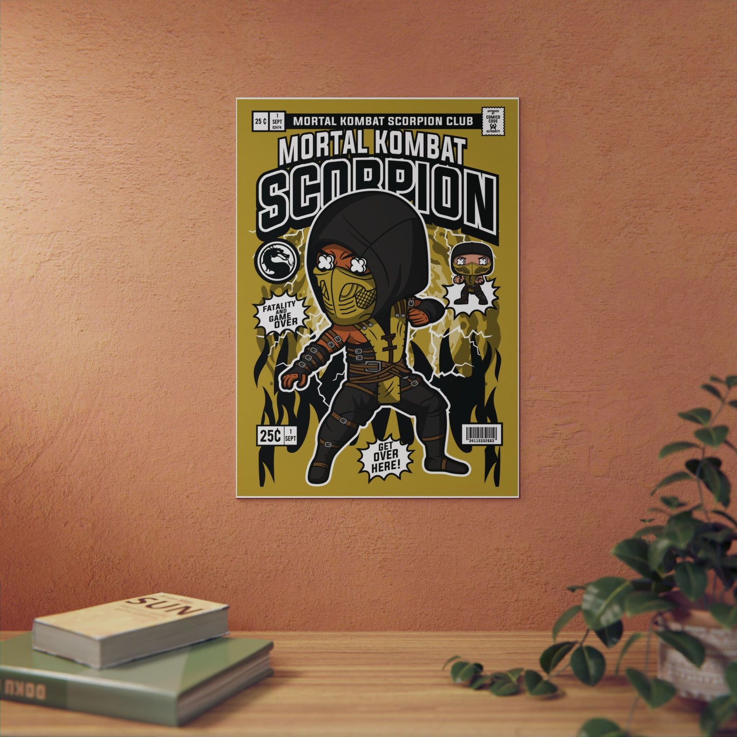 Scorpion Metal Poster