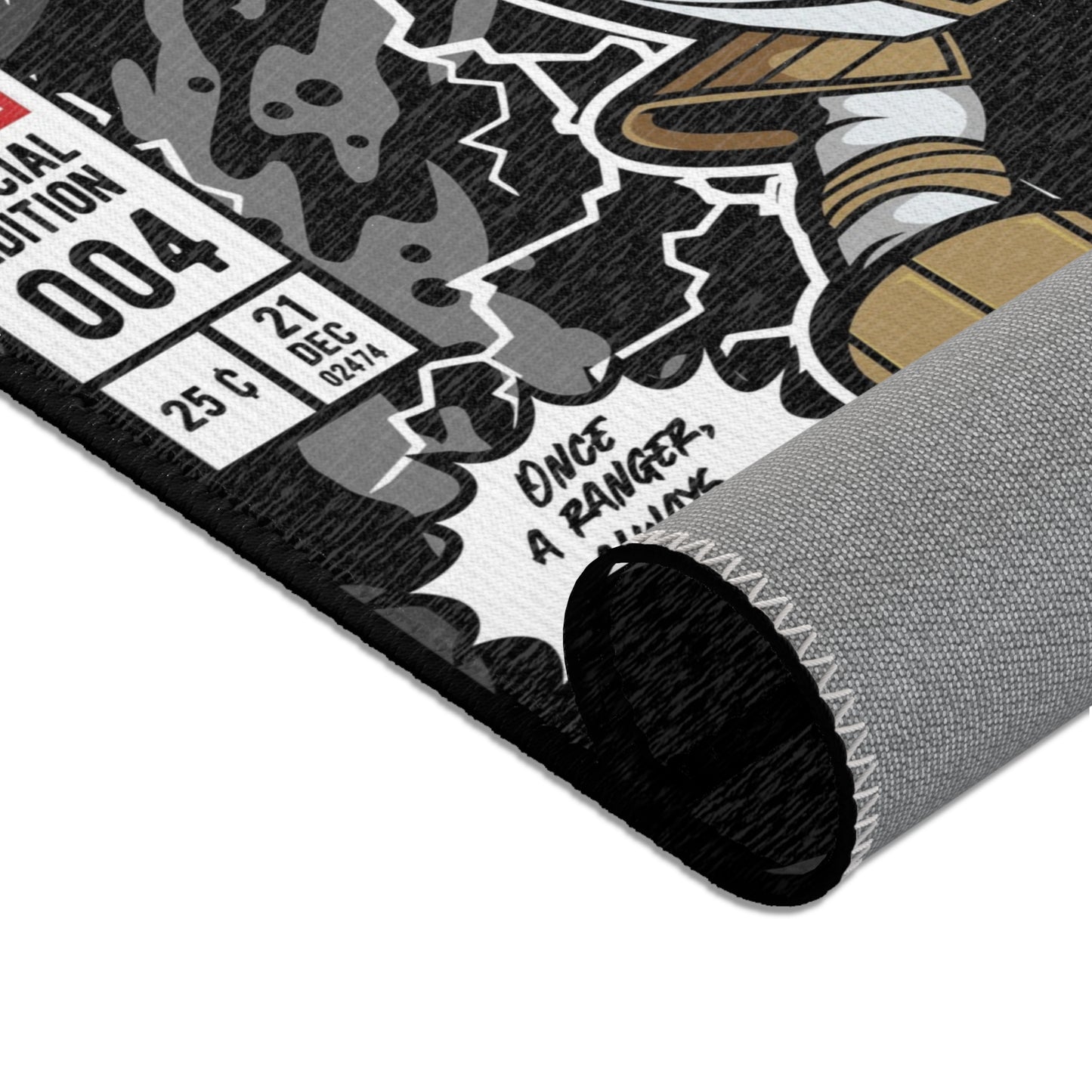 White Ranger Rug