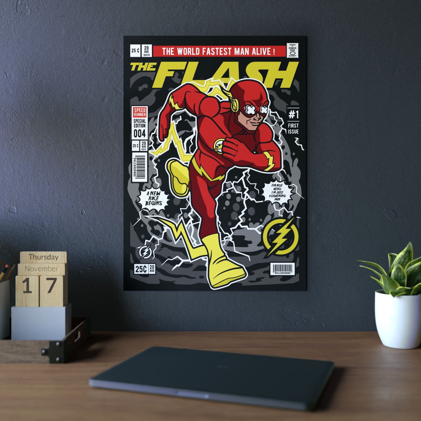 The Flash Metal Poster